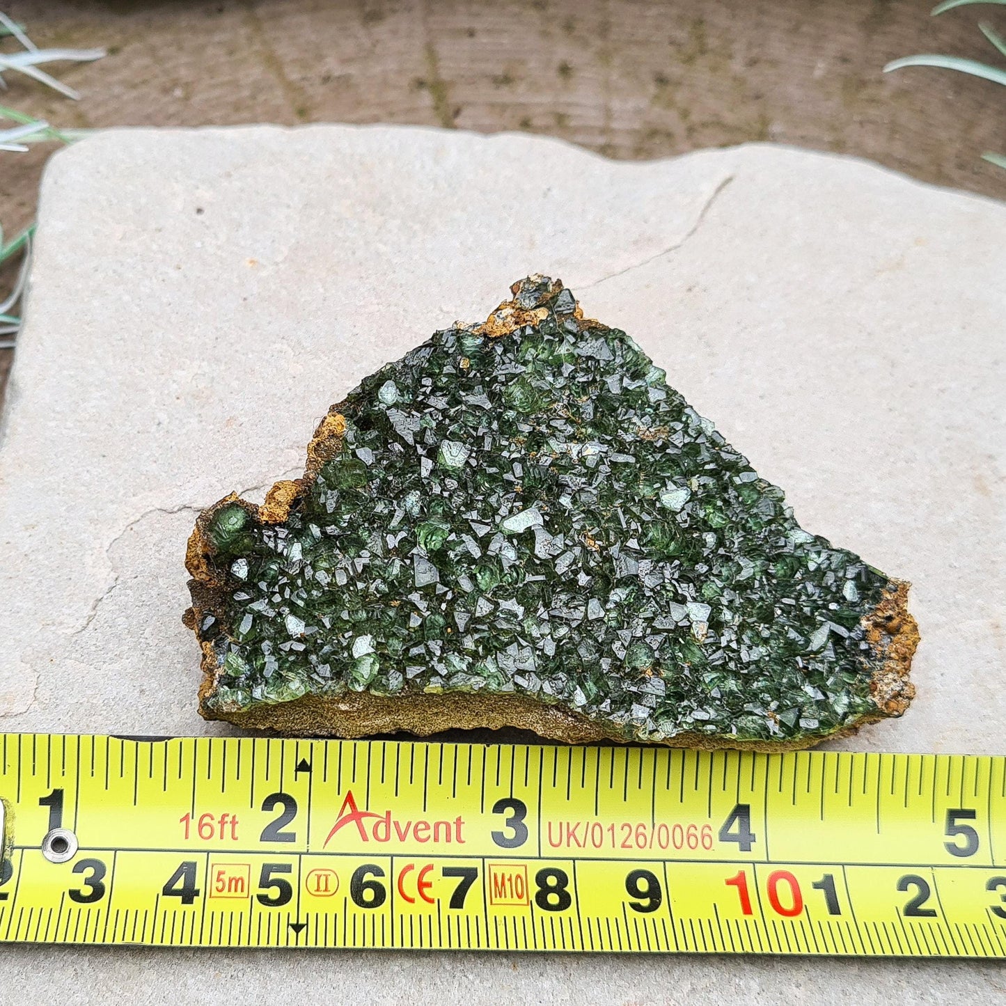 Ludlamite Crystal Cluster, Natural & Rare | Spiritual Home Decor Display Crystal | Collectors Specimen