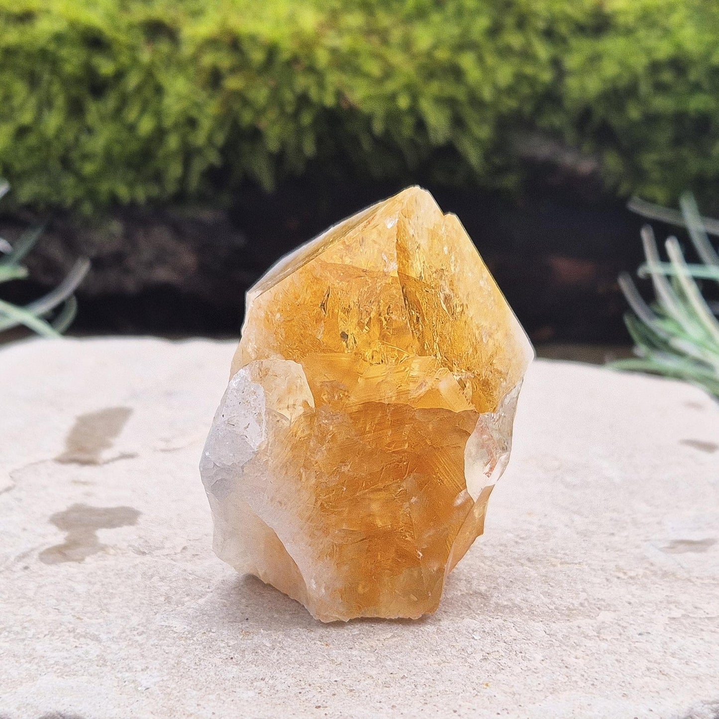 Citrine Crystal Standing Point