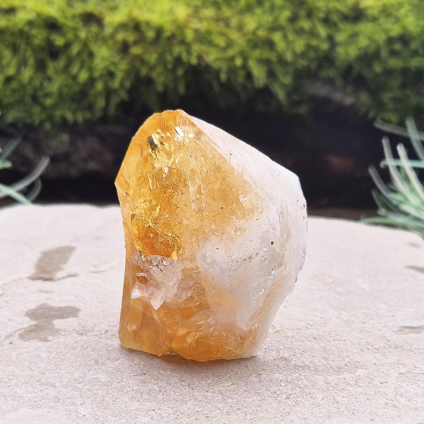 Citrine Crystal Standing Point