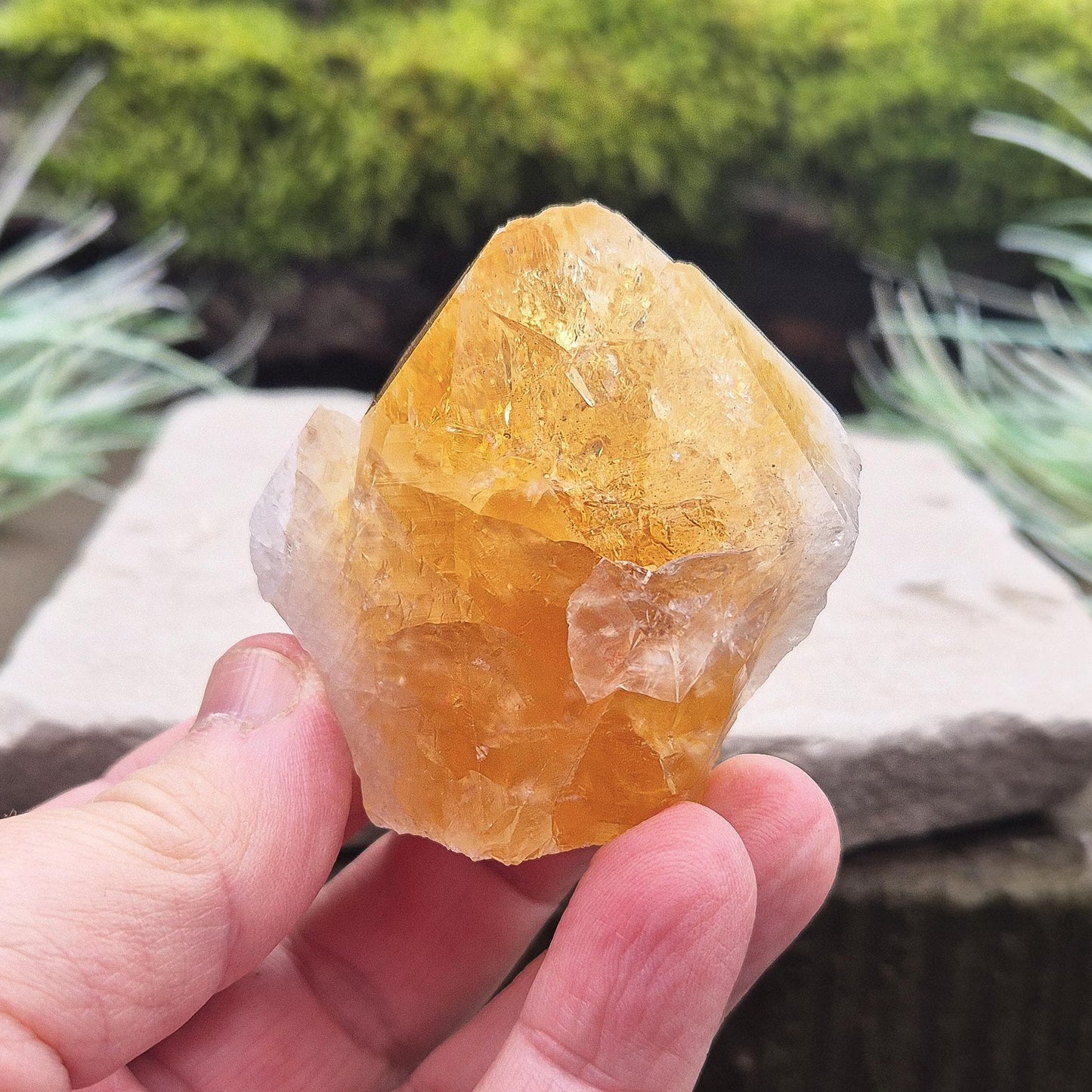 Citrine Crystal Standing Point