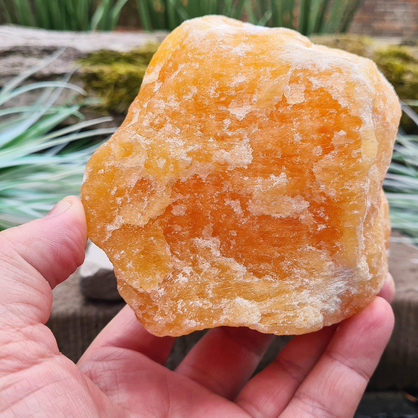 Orange Calcite Crystal, for Positivity & Inspiration