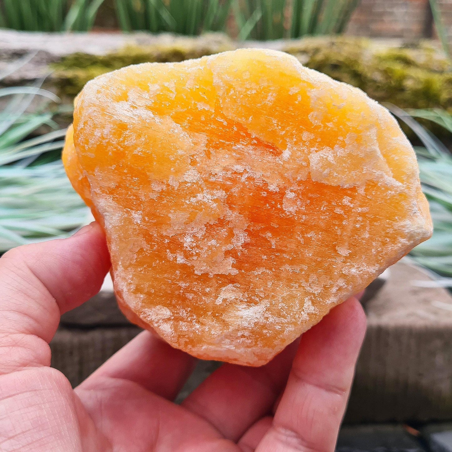 Orange Calcite Crystal, for Positivity & Inspiration