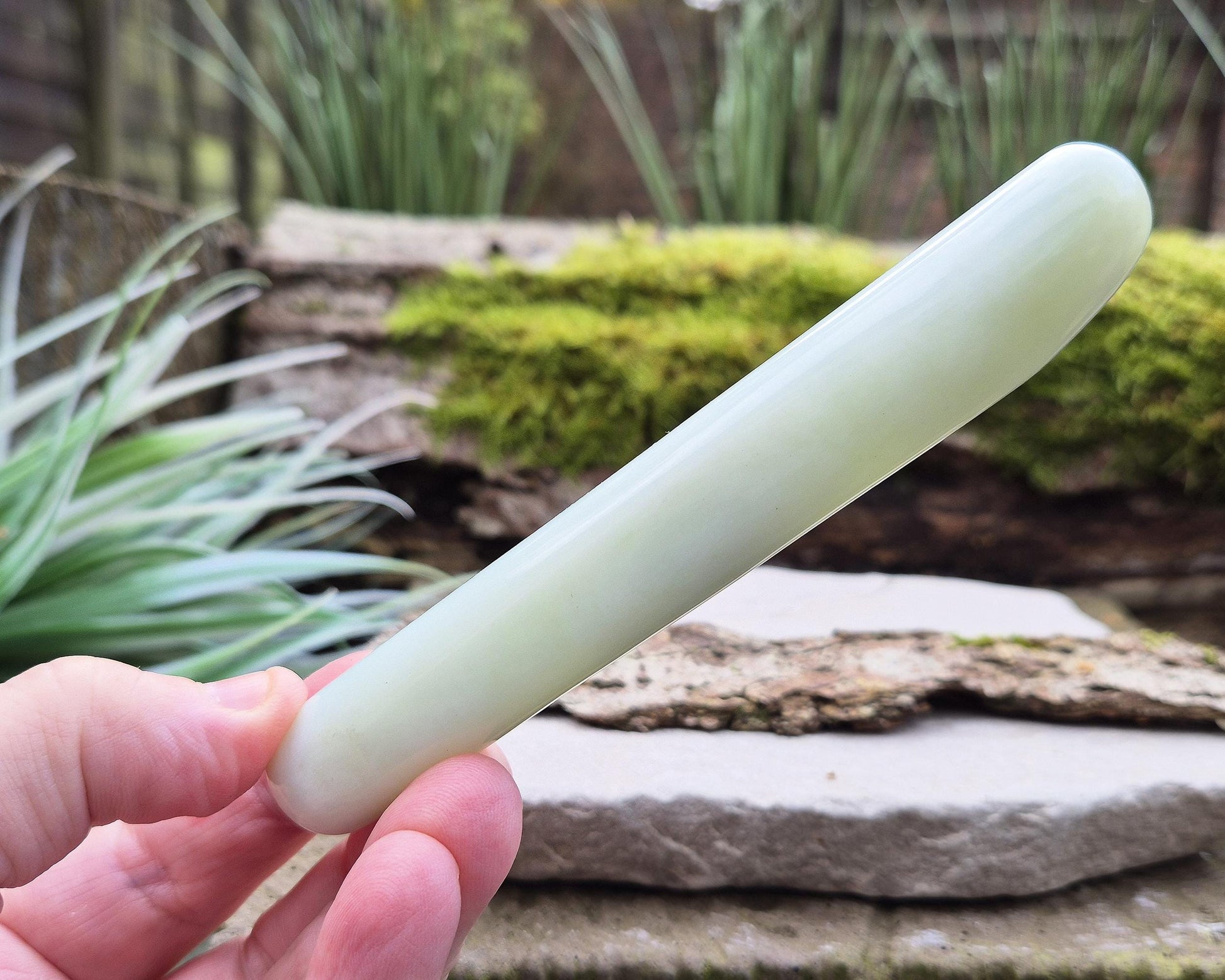 Unlock spiritual growth and emotional balance with a Serpentine wand. Perfect for grounding, meditation, and awakening Kundalini energy.