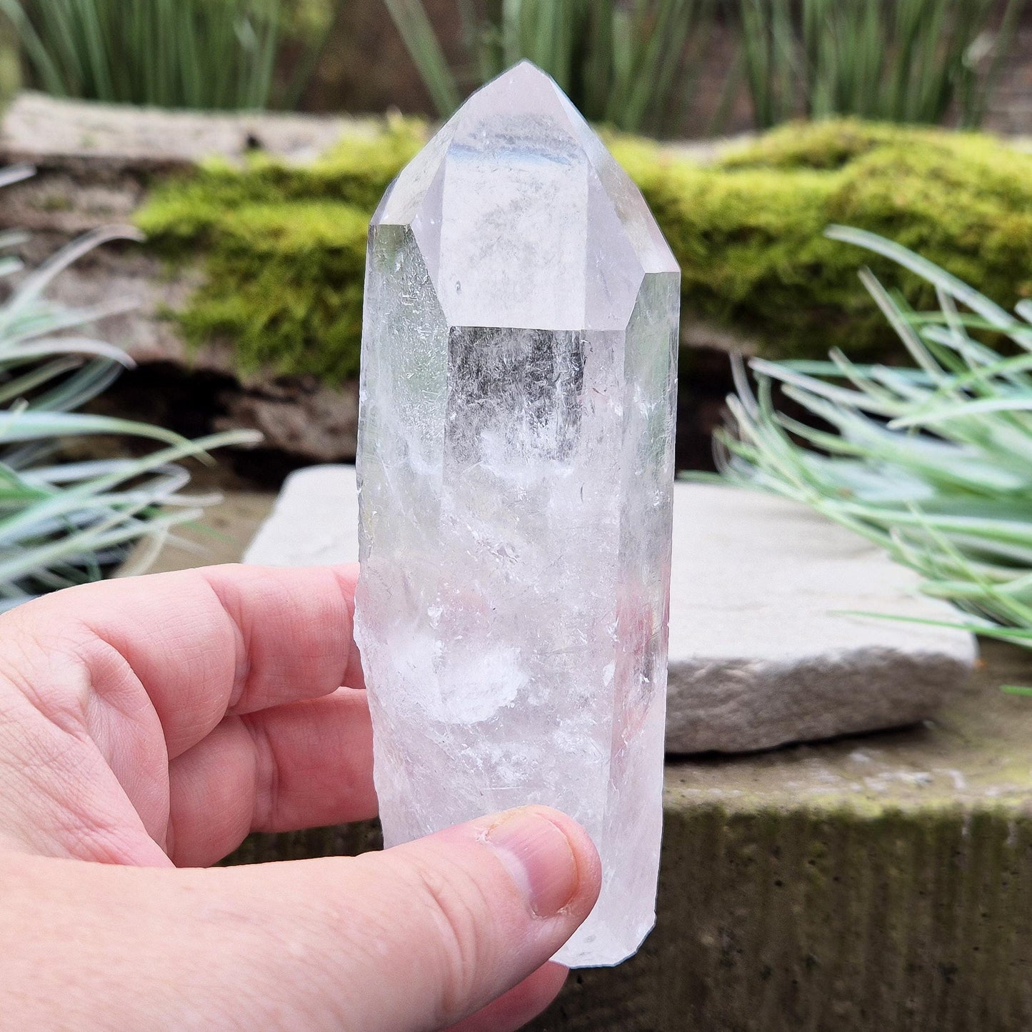 Quartz Crystal Point, Natural, Brazil