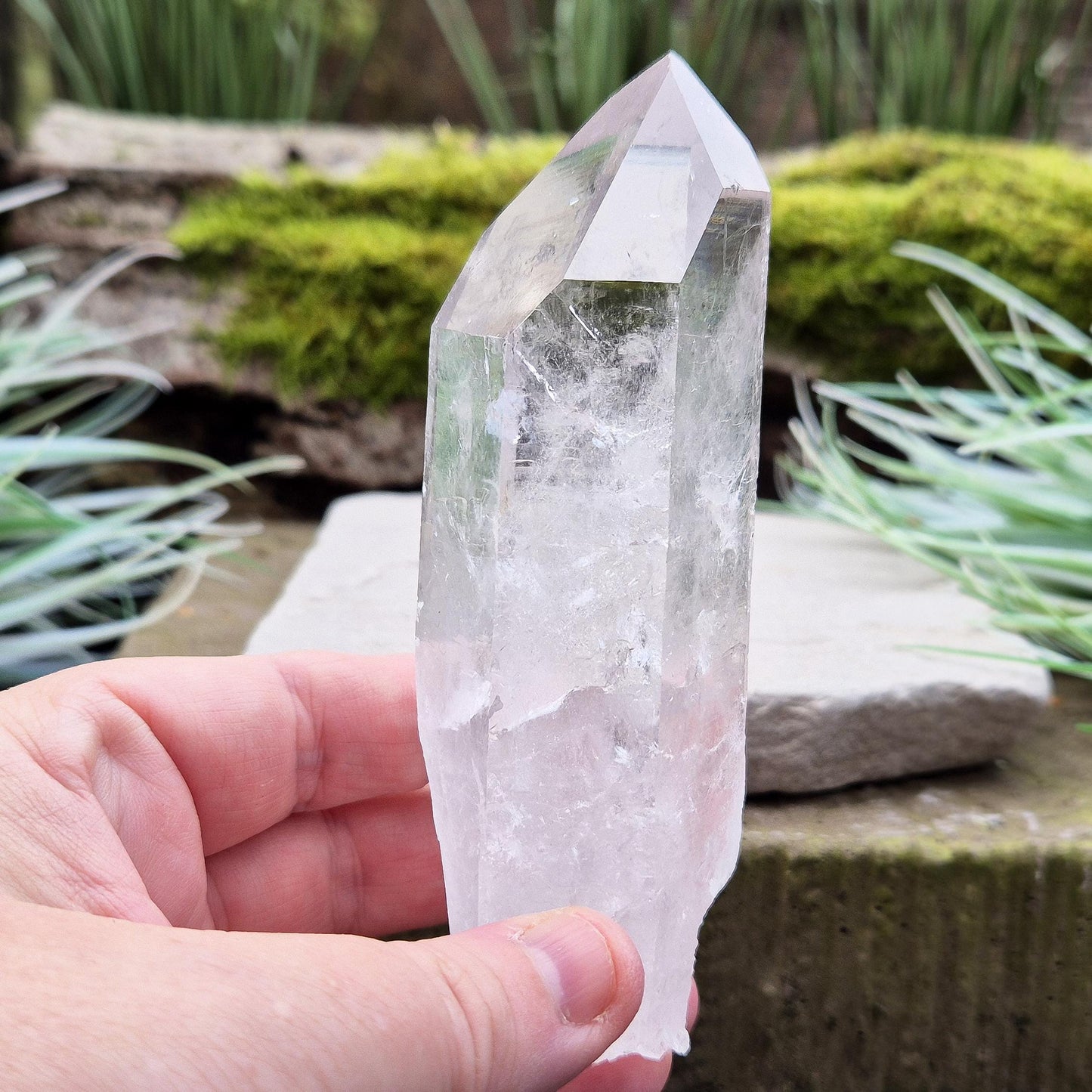 Quartz Crystal Point, Natural, Brazil