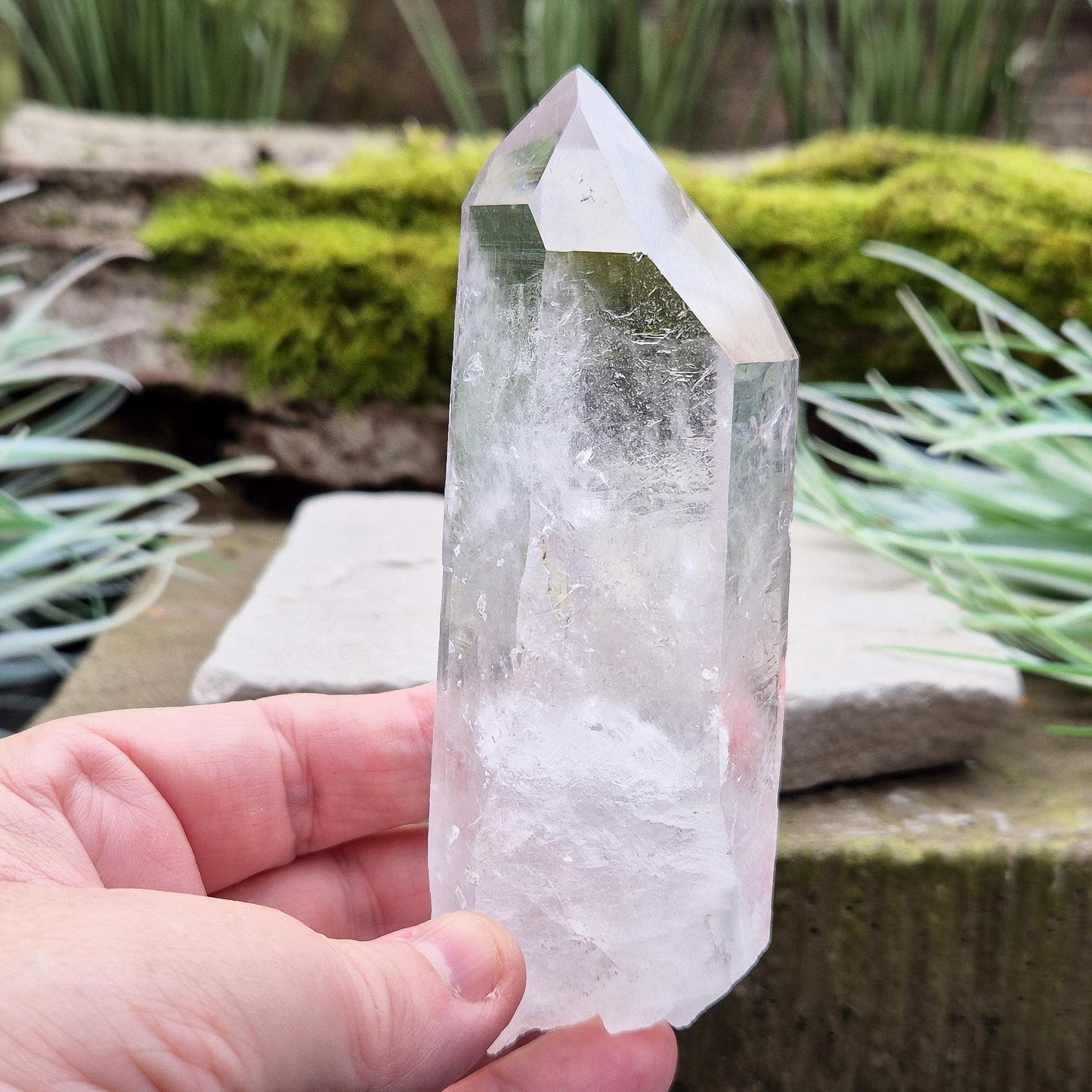 Quartz Crystal Point, Natural, Brazil