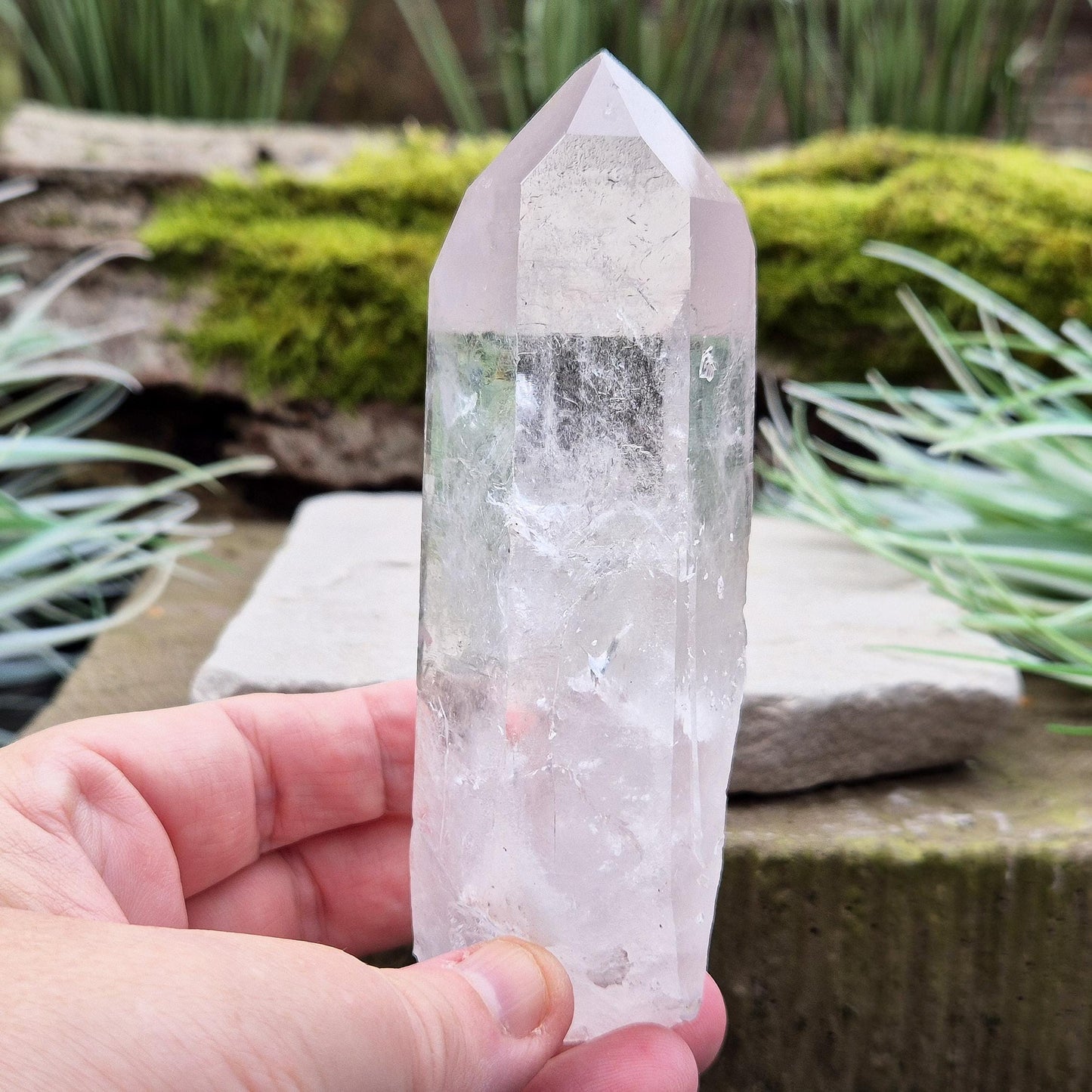 Quartz Crystal Point, Natural, Brazil