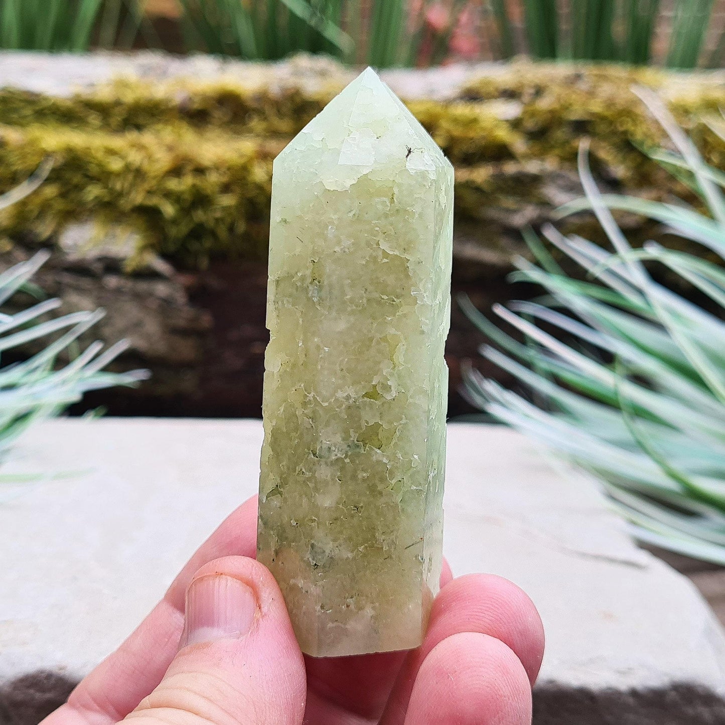 Prehnite Crystal Tower