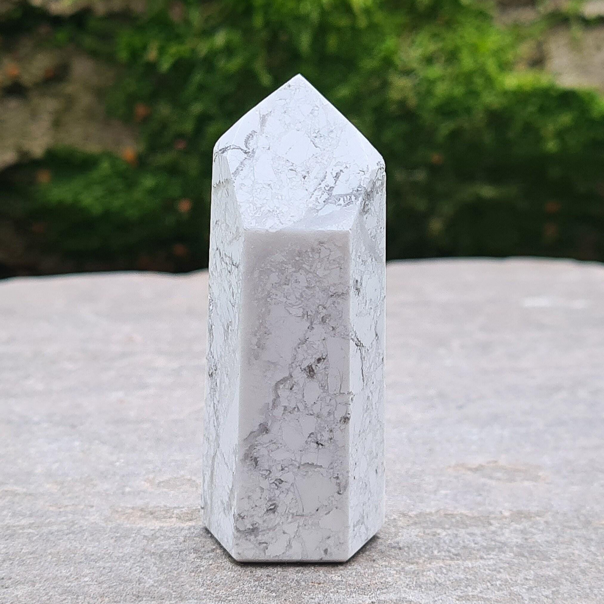 Relieve stress and embrace tranquility with Howlite crystals. Perfect for enhancing intuition and connecting to higher wisdom.