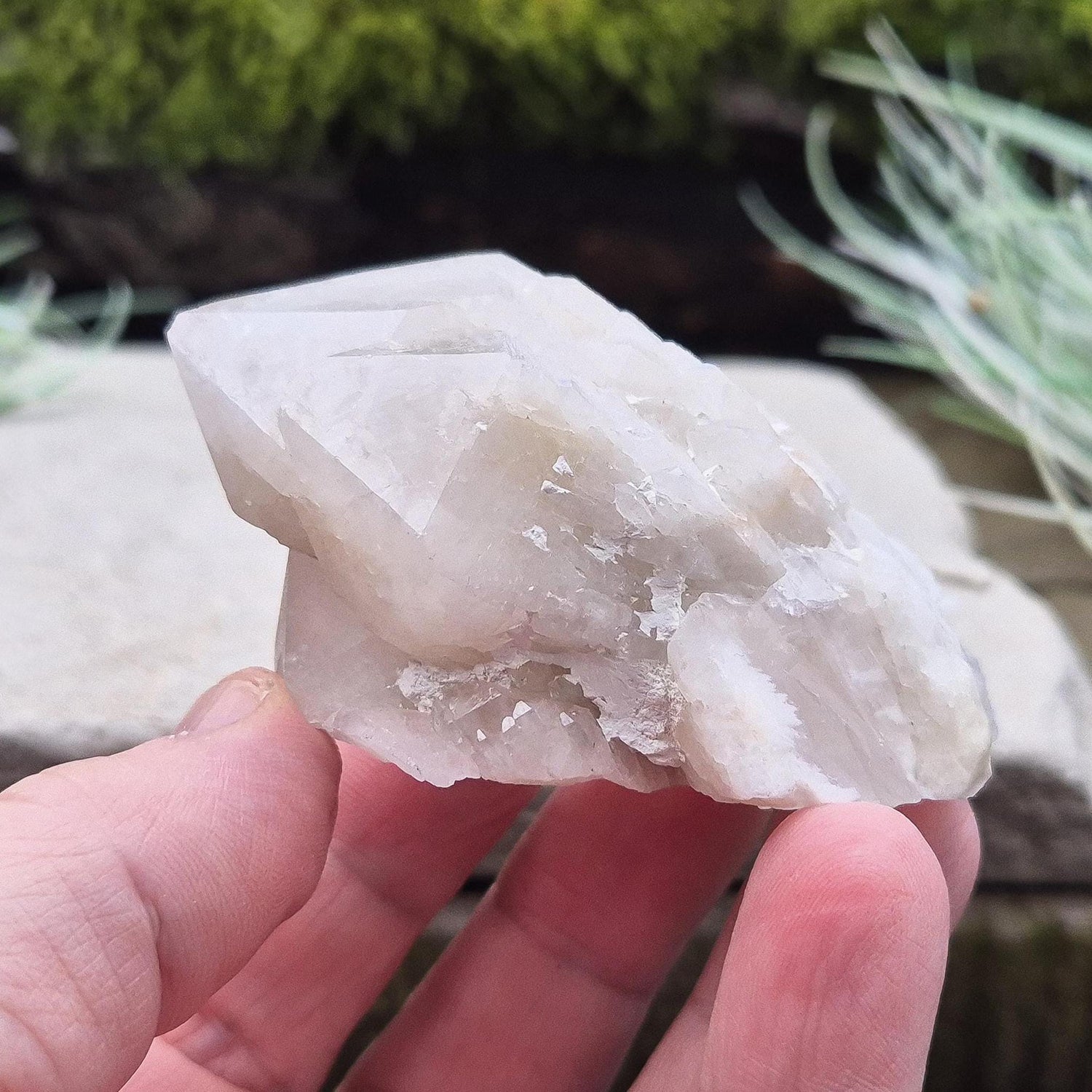 Candle Quartz Crystal Point or Celestial Candle Quartz Point or Pineapple Quartz from Madagascar. This is a lovely crystal that self stands. 