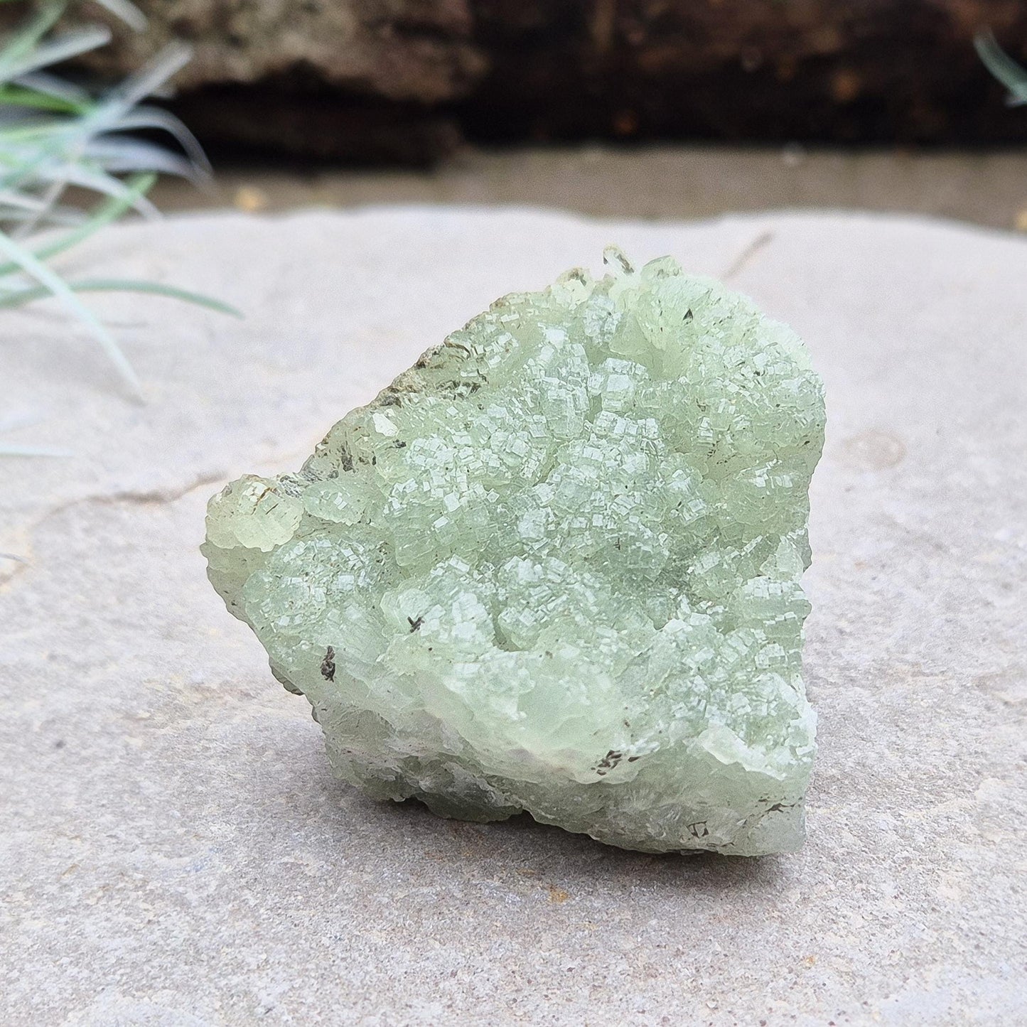 Prehnite Crystal Cluster, Natural