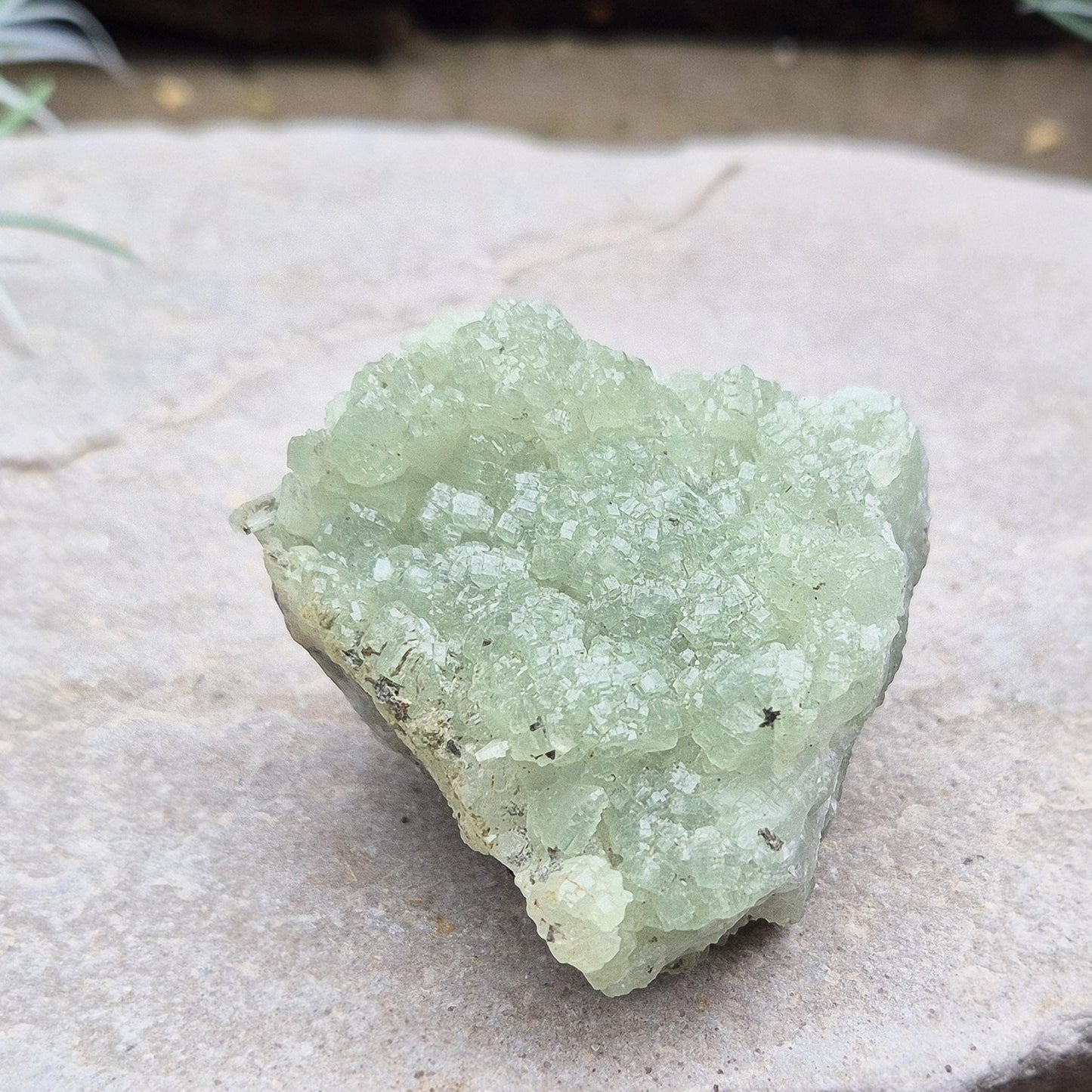 Prehnite Crystal Cluster, Natural