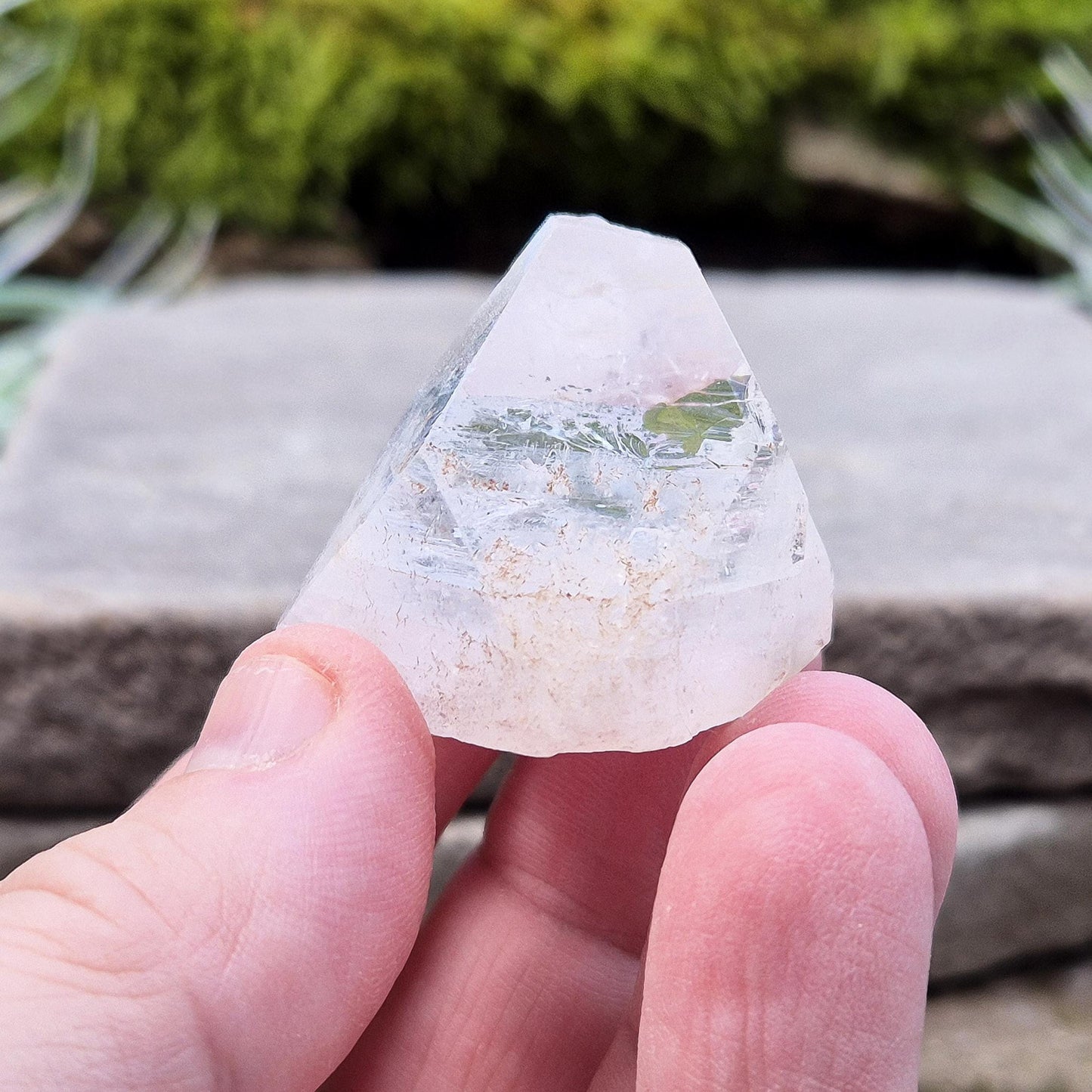 Apophyllite Crystal Tip, Pyramid