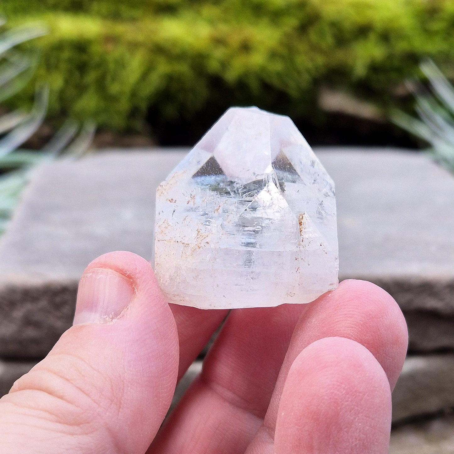 Apophyllite Crystal Tip, Pyramid