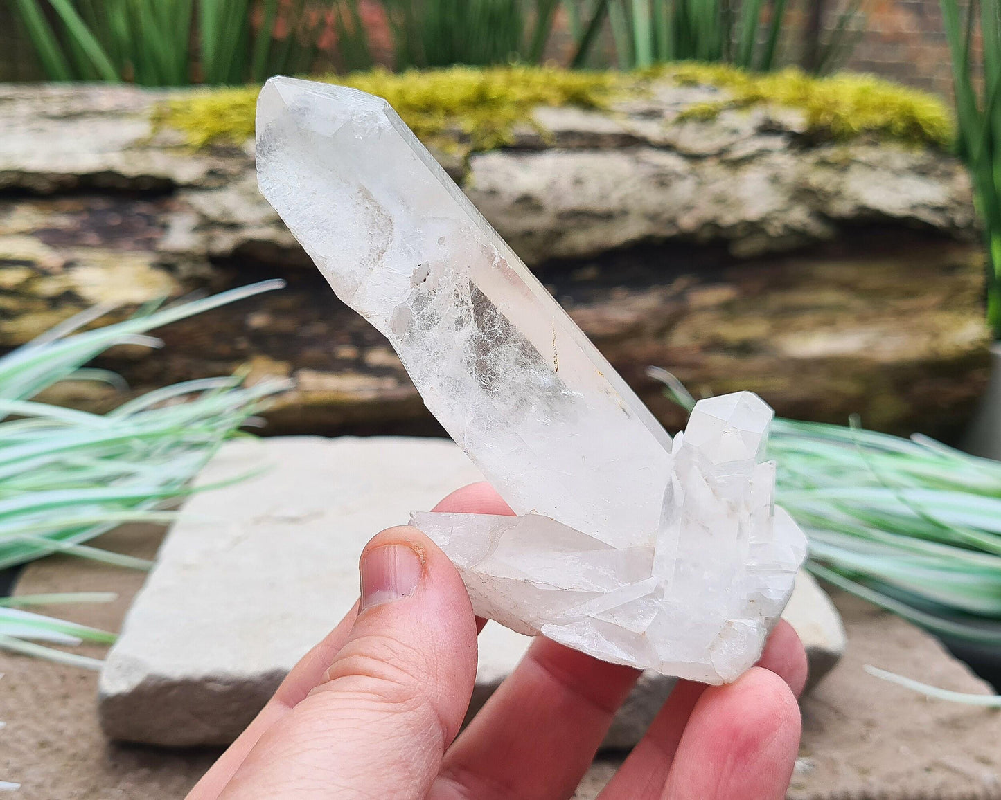 Madagascan Quartz Crystal Cluster | Grounding Energy & Meditation Aid | Space Enhancer & Gift