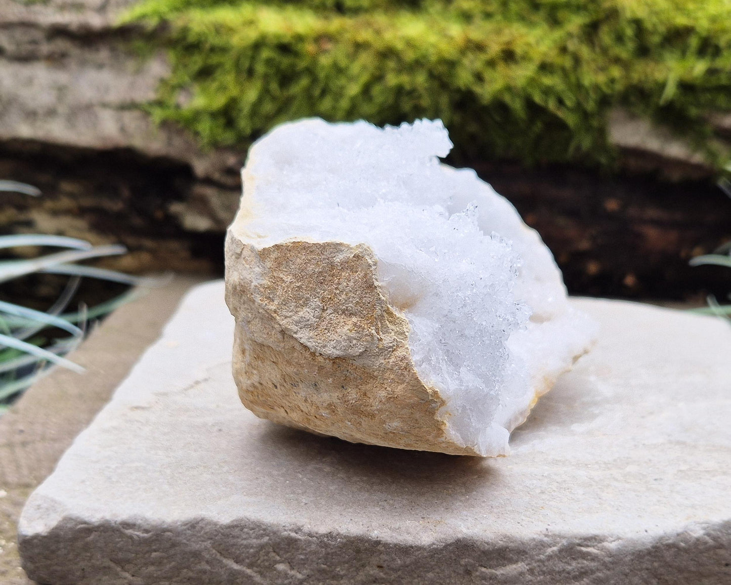 Pair of Quartz Crystal Geodes