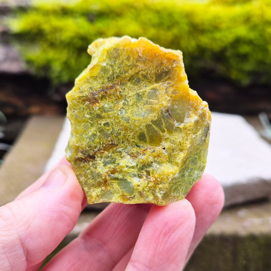 Natural piece of green opal from Australia. Green Opal: A powerful crystal for emotional balance, healing, and enhancing inner peace, perfect for meditation and energy work.