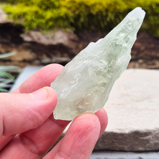 Prasiolite, also known as Green Quartz, is a beautiful stone featuring a lovely green hue. While natural Prasiolite is incredibly rare, most of the Prasiolite on the market is heat-treated amethyst, sourced from a limited number of amethyst localities in Brazil. 