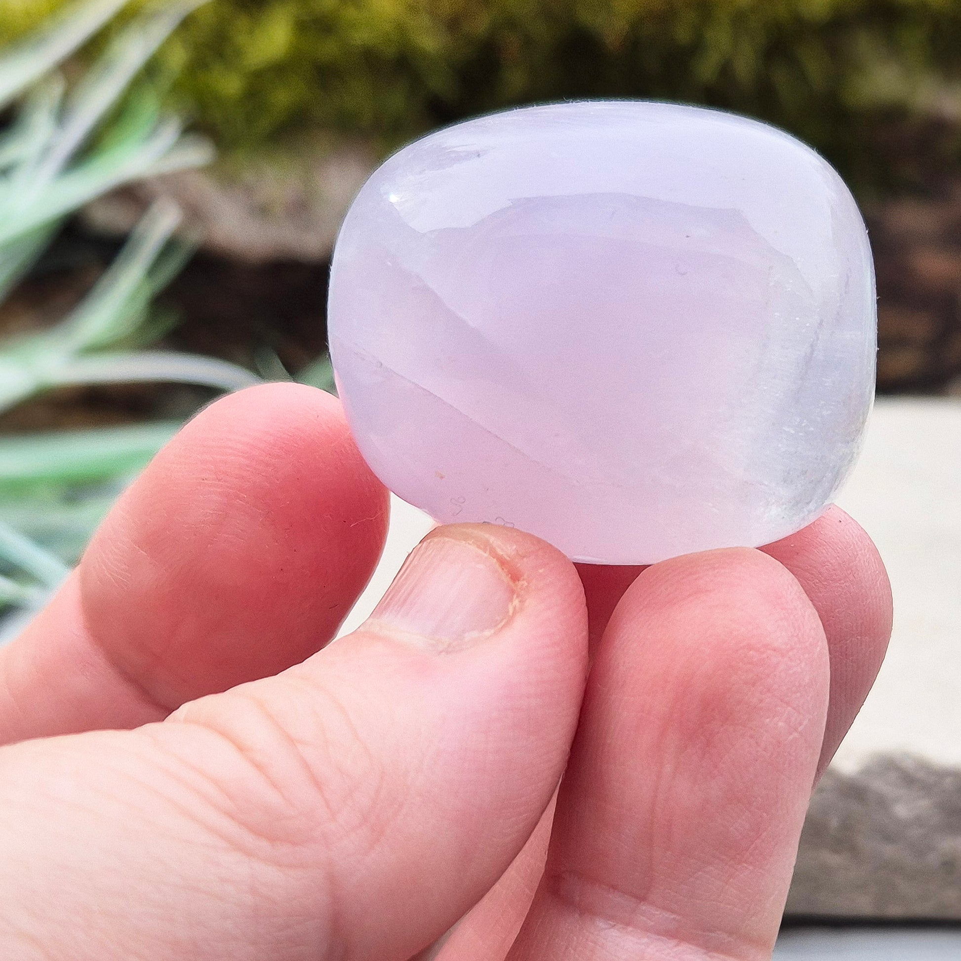 Lilac Fluorite Crystal. Lilac Fluorite also known as Lavender Fluorite is often described as a "balancing bridge" between the heart and the higher mind, offering a soothing energy that aids both emotional and spiritual harmony. 