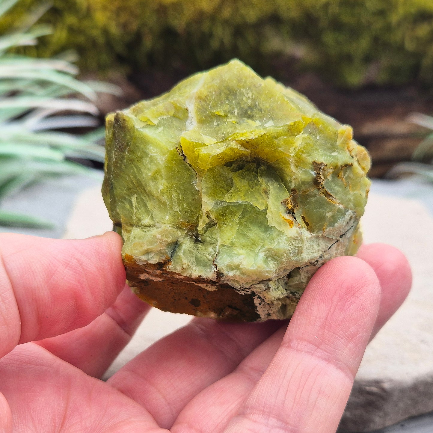 Green Opal, Natural, Supports Peaceful Relationships and Clarity of Mind