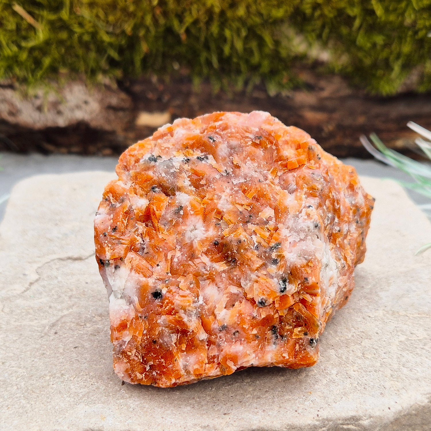 Beautiful Natural Orchid Calcite Crystal. Bright, energizing stone for display, creative spaces, or holistic collections. Unique Brazilian crystal.