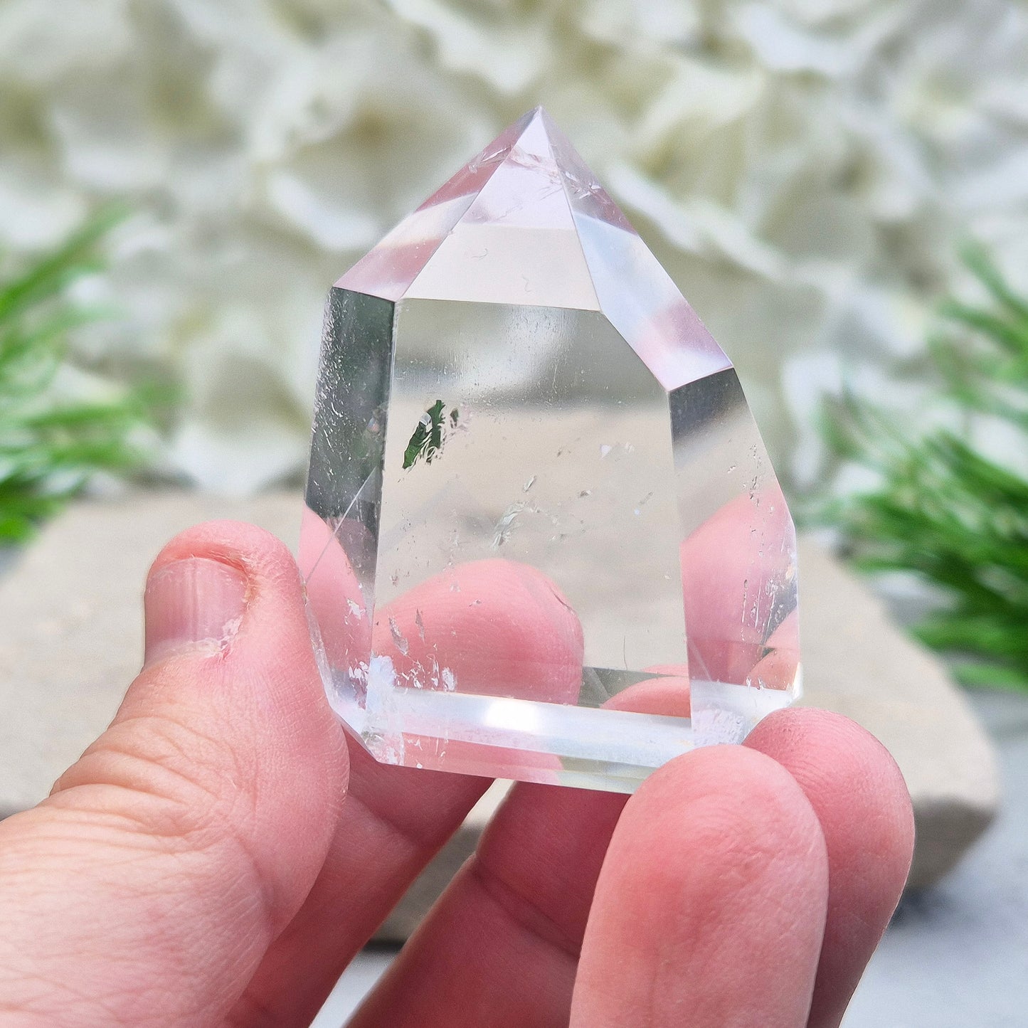Quartz Point - Polished Crystal | Feng Shui, Energy Amplification & Display Piece | Self Care