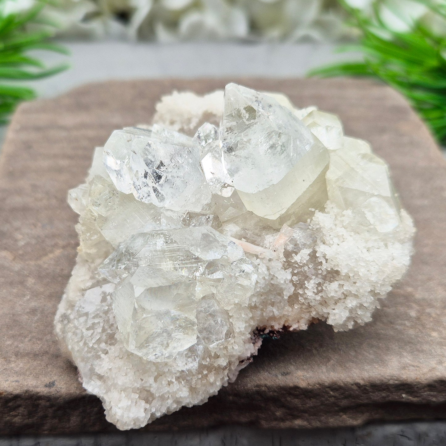 Apophyllite Cluster - Natural | Crystal Display Piece or Gift | High Vibration