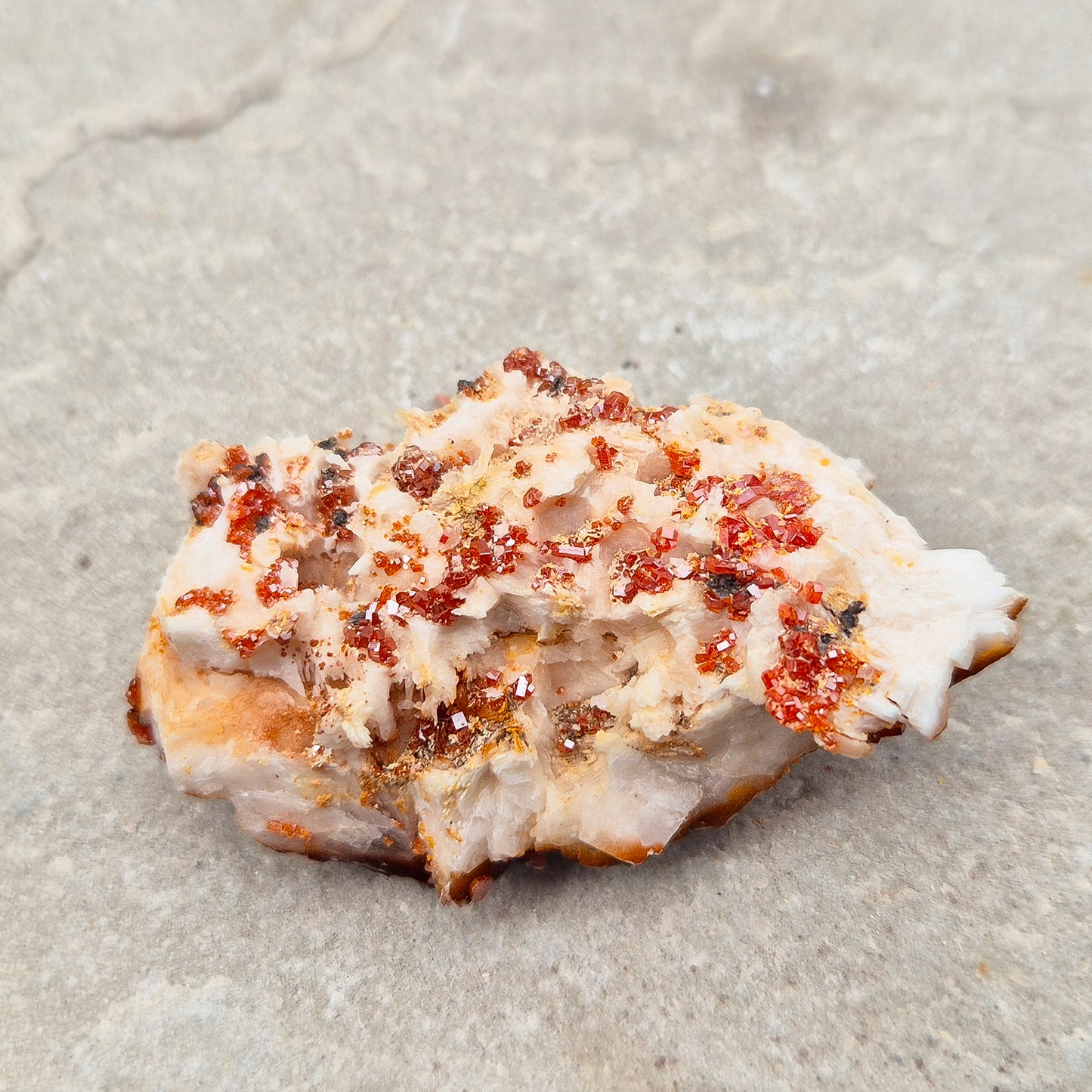 Vanadinite Crystal Cluster - Natural | Allow universal energy to flow into the body | Crystal Collectors Gemstone | Spiritual Home Decor