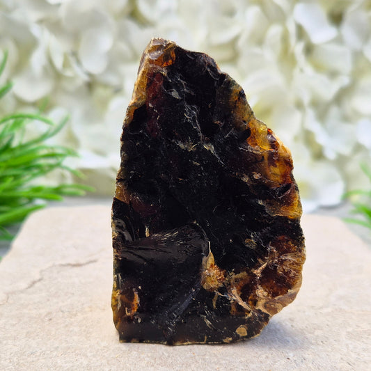 Blue Amber Crystal, Blue Fluorescent Amber, Rare Dominican Republic Fossilised Resin