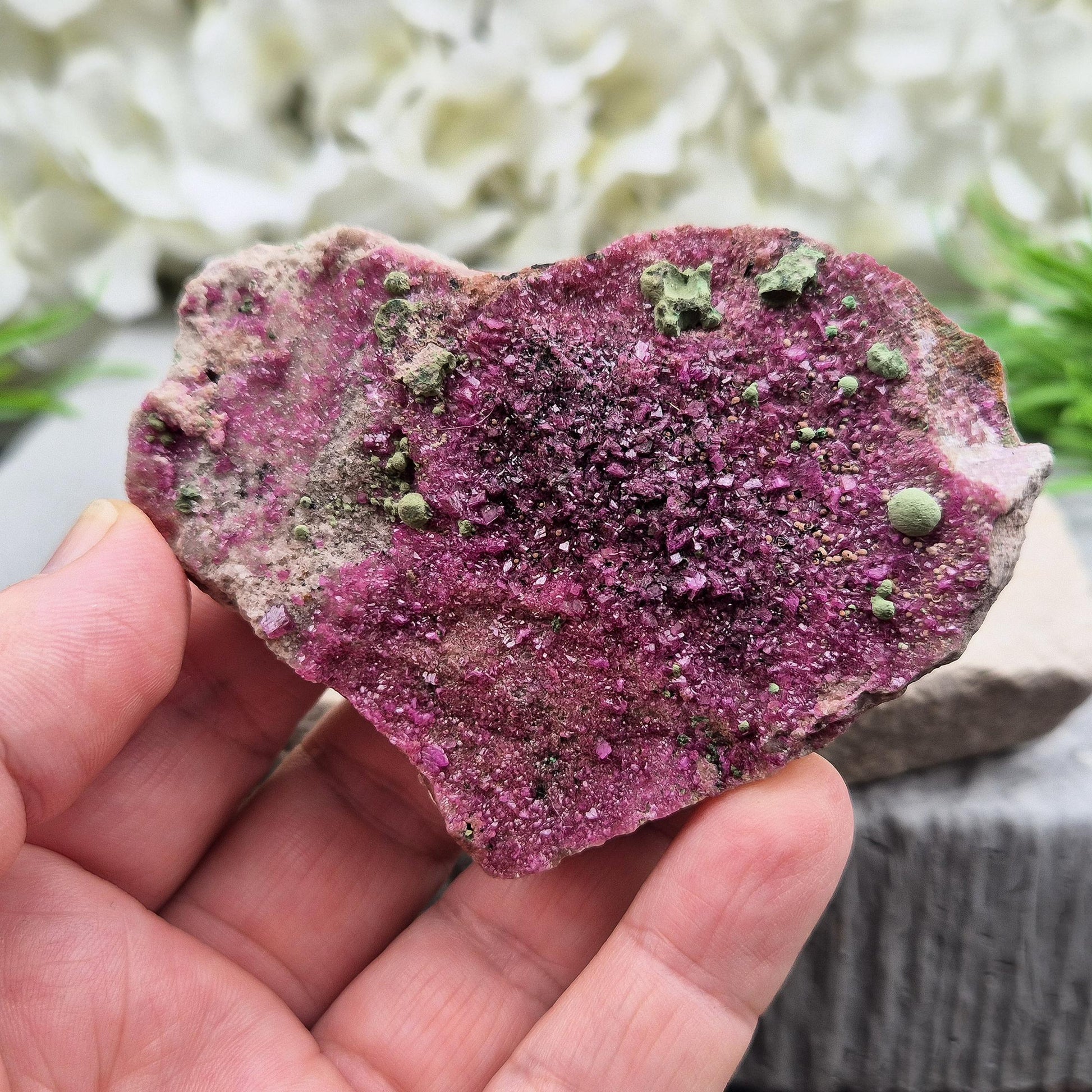 Cobaltoan Calcite, Colbaltian Calcite, Erythrite, Cobalt Bloom, Salrose, & Aphrodite Stone. Connect with the divine Pink Flame. 