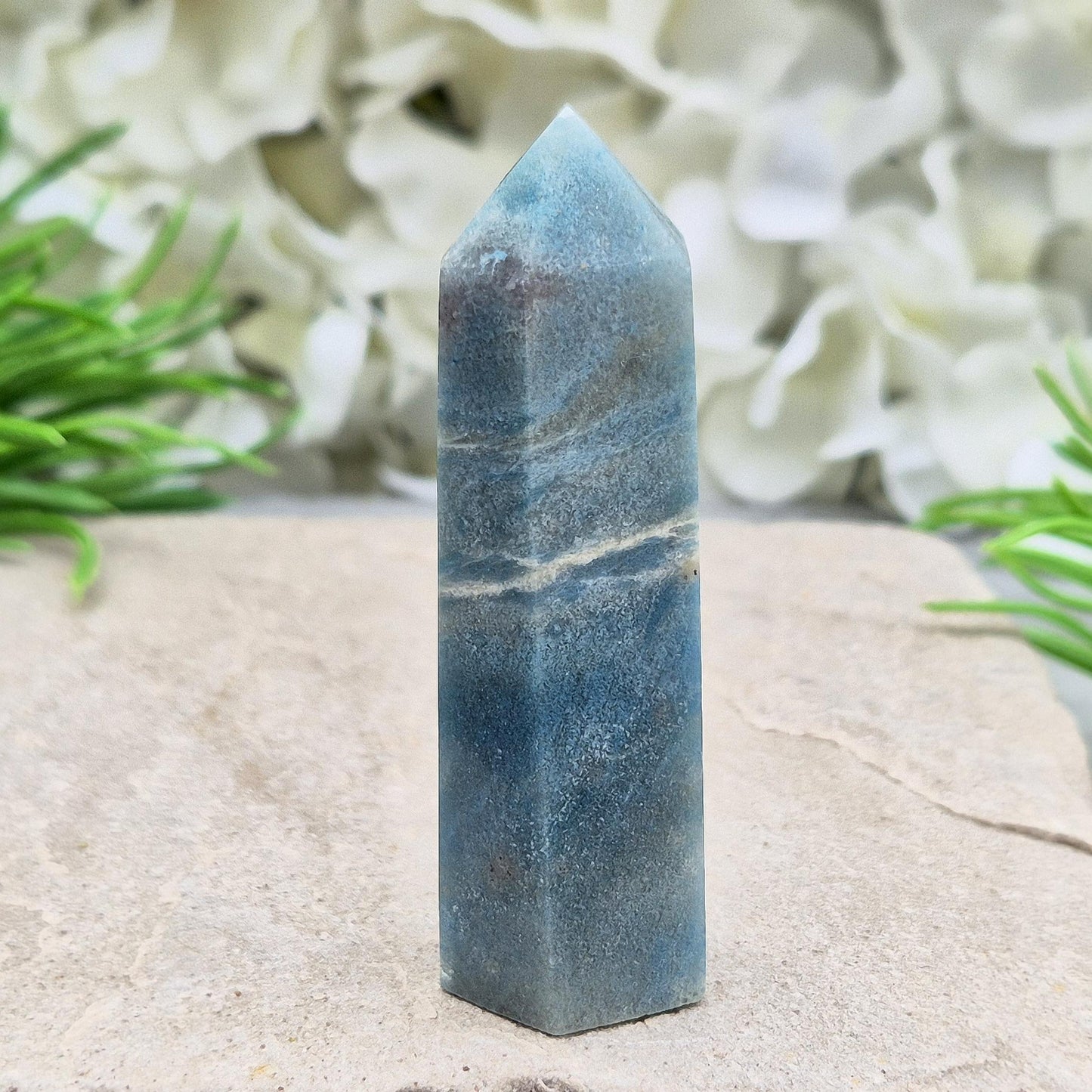 Trolleite Crystal Tower | Supports Focus, Calm & Personal Insight | Display Crystal