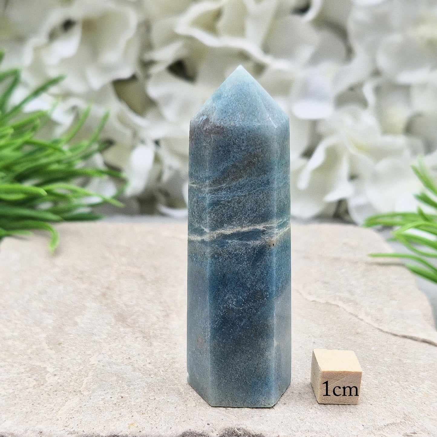 Trolleite Crystal Tower | Supports Focus, Calm & Personal Insight | Display Crystal