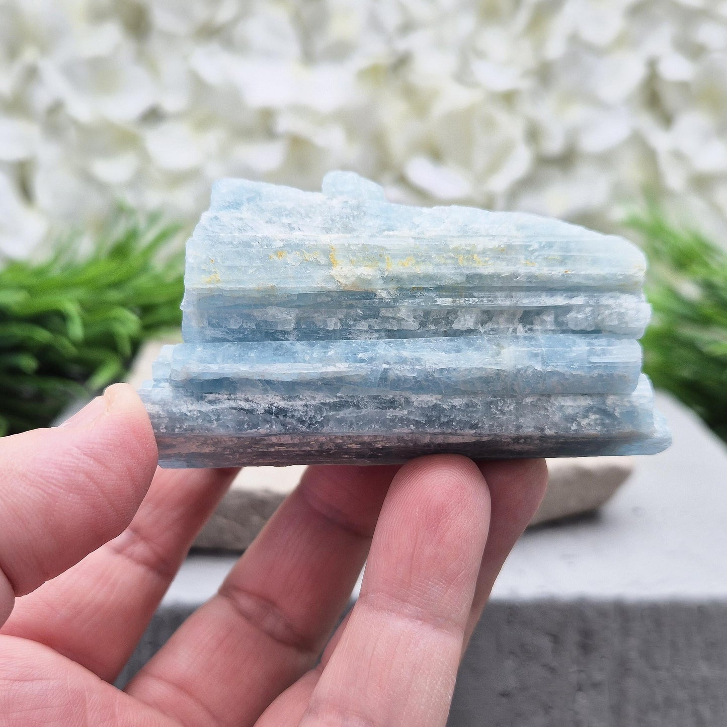 Aquamarine Crystal, Natural Aqua Blue Beryl