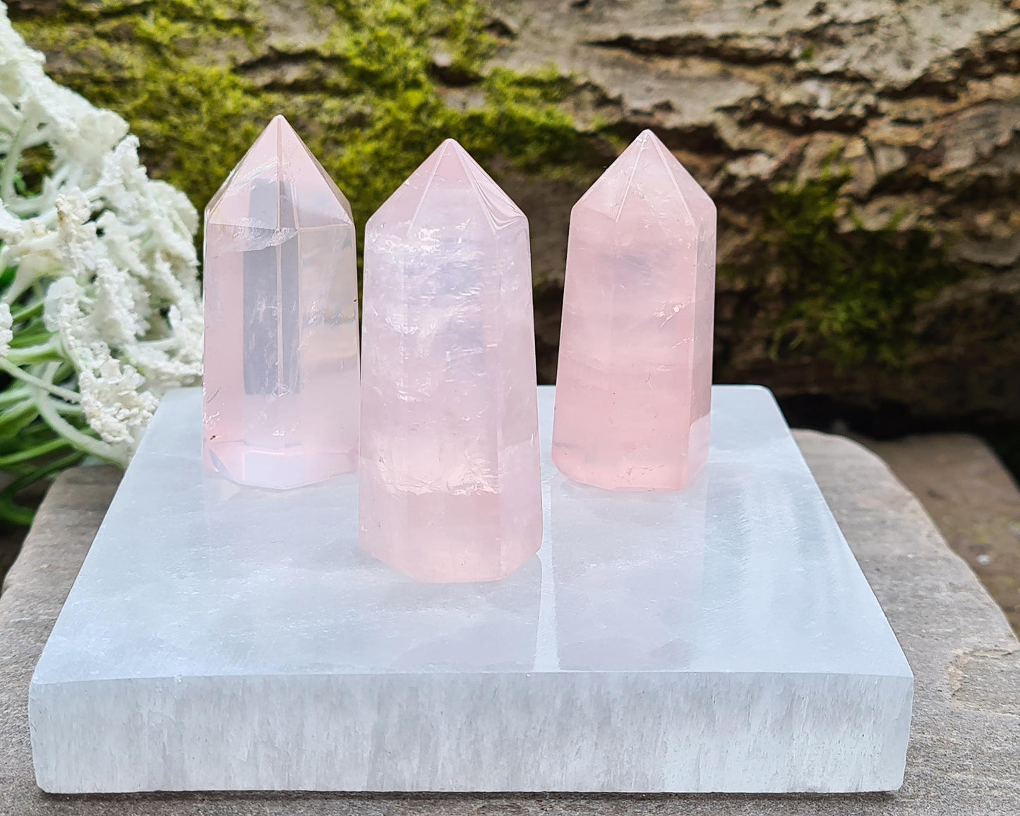 Moroccan Selenite Plate – polished, powerful tool to cleanse, charge, and display crystals or jewellery; clears negative energy naturally.