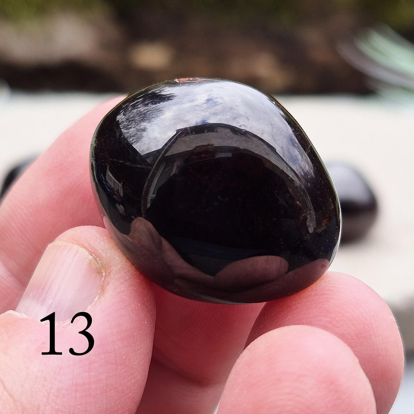 Red Garnet Crystal from India | Carry With You | Use In Crystal Grids - Gemstone