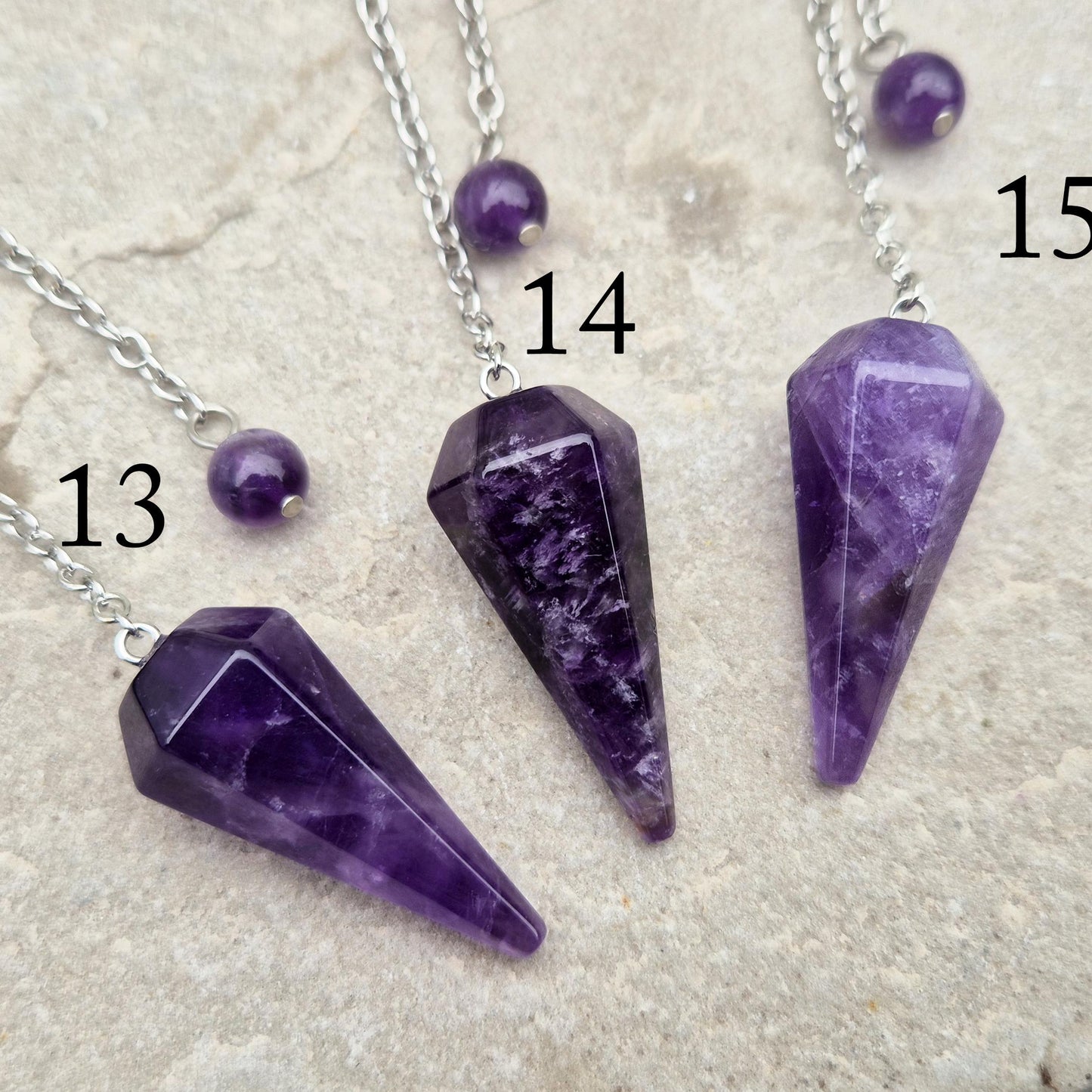 Amethyst Crystal Pendulum | Divination Tool for Personal Clarity & Focus