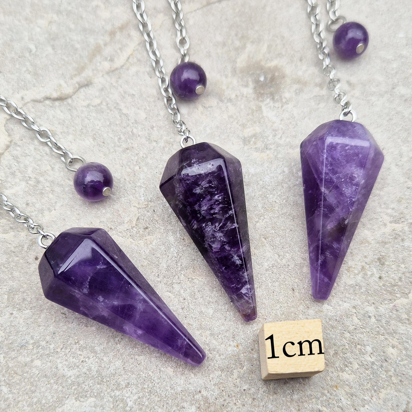 Amethyst Crystal Pendulum | Divination Tool for Personal Clarity & Focus