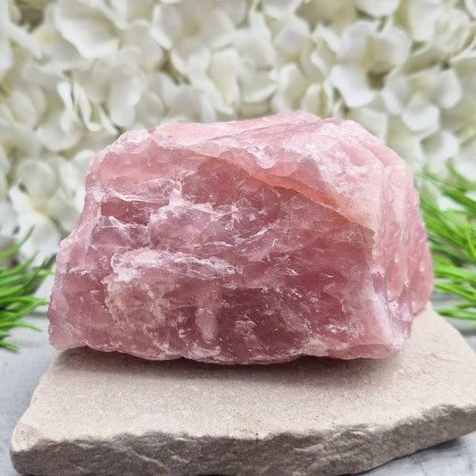 Rose Quartz Crystal, Natural Pink Quartz, Home Decor Display, Feng Shui Crystal