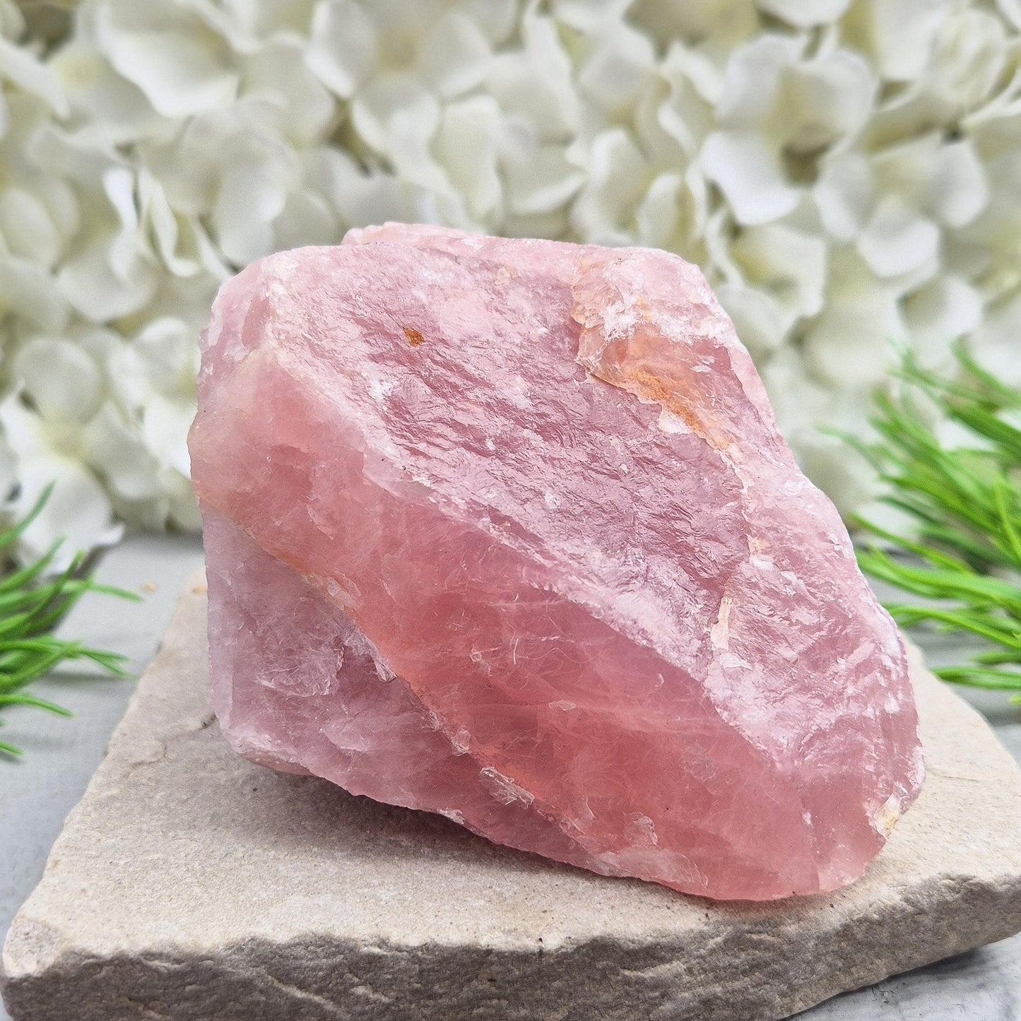 Rose Quartz Crystal, Natural Pink Quartz, Home Decor Display, Feng Shui Crystal