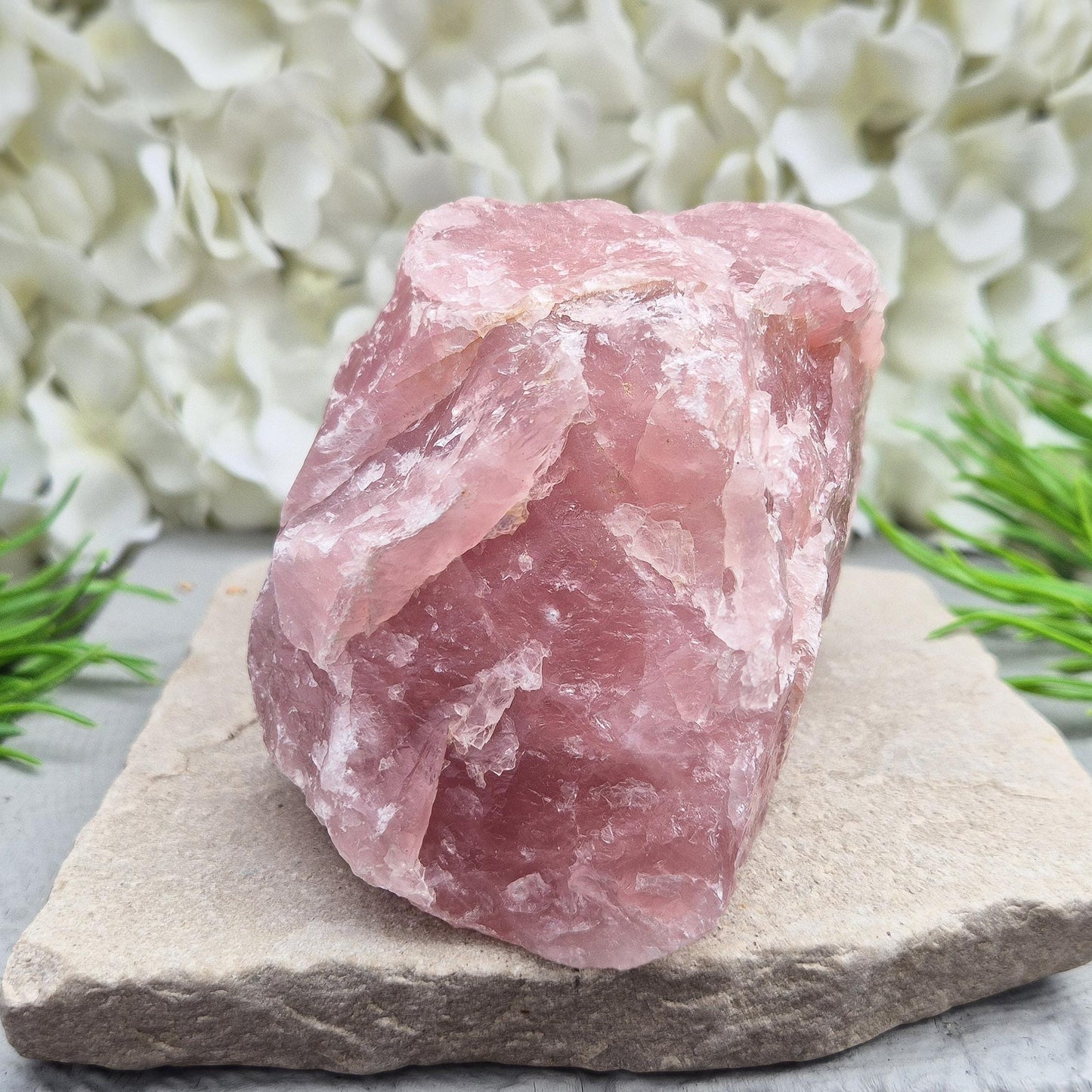 Rose Quartz Crystal, Natural Pink Quartz, Home Decor Display, Feng Shui Crystal