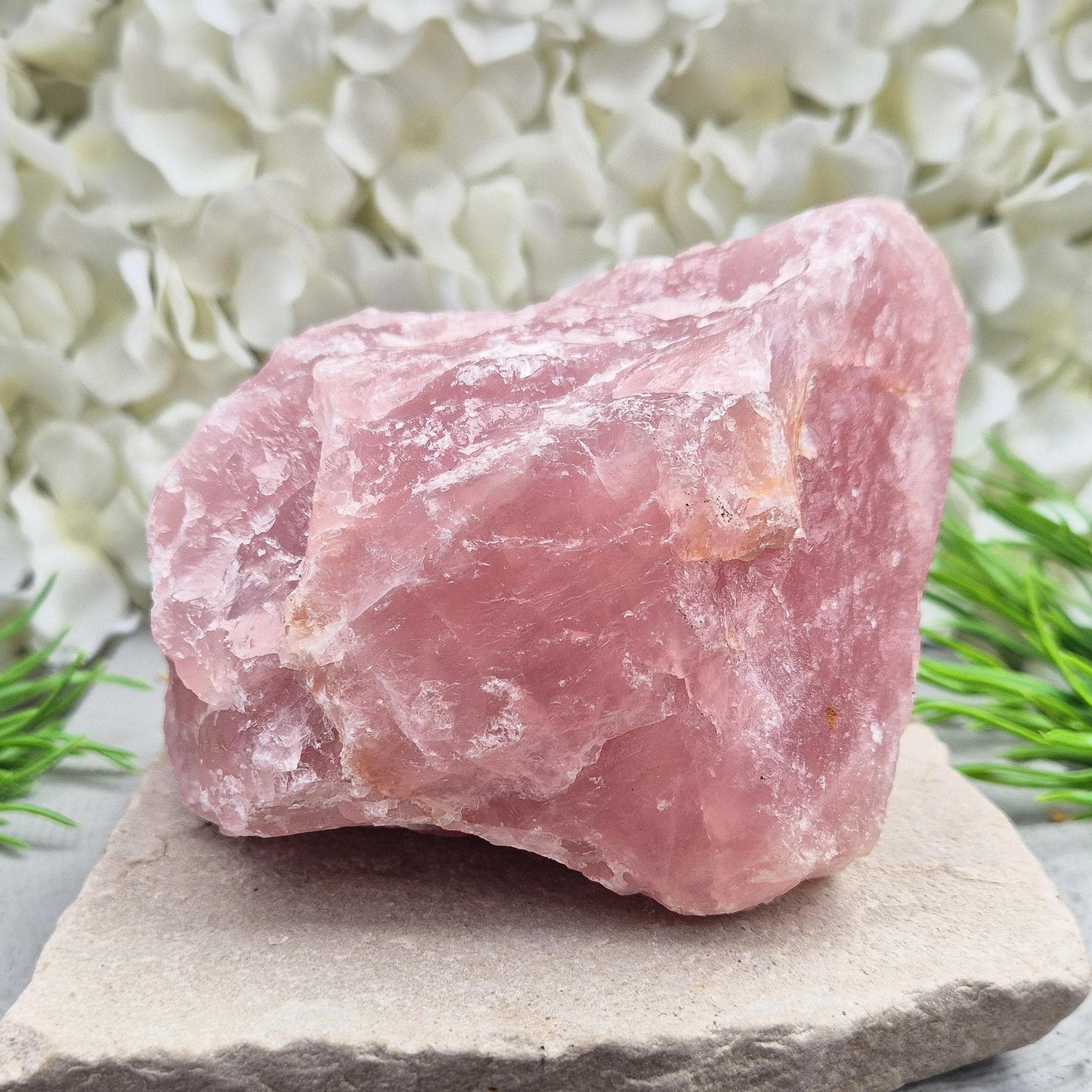 Rose Quartz Crystal, Natural Pink Quartz, Home Decor Display, Feng Shui Crystal