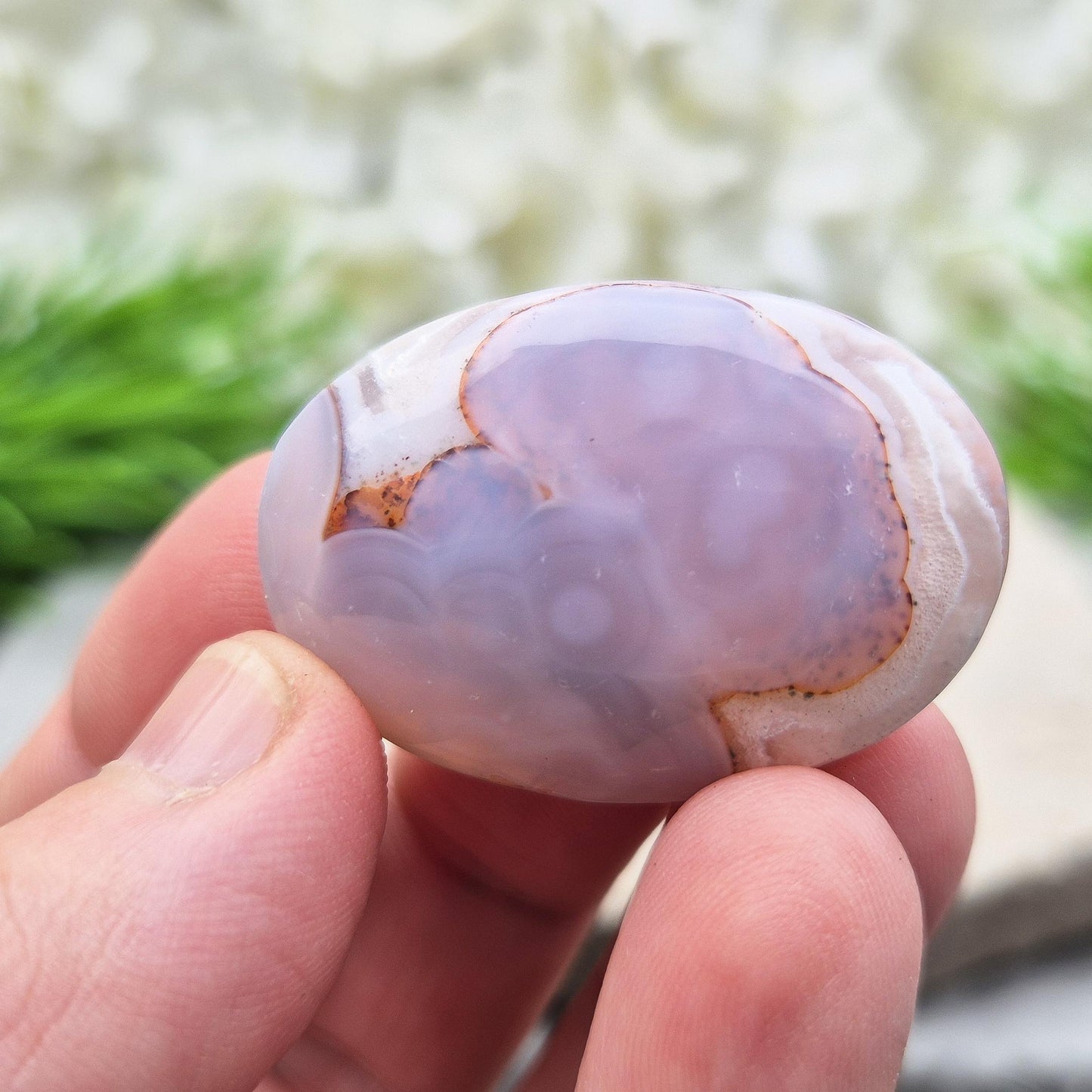 Moroccan Agate Palm Stone: Grounding Crystal