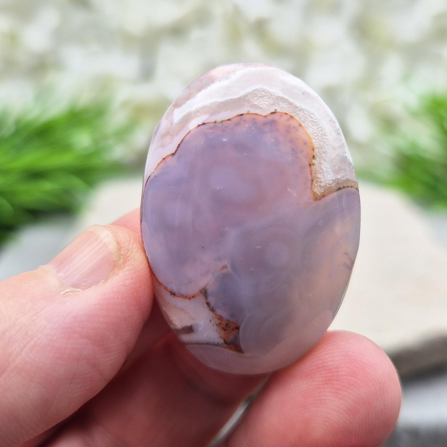 Moroccan Agate Palm Stone: Grounding Crystal