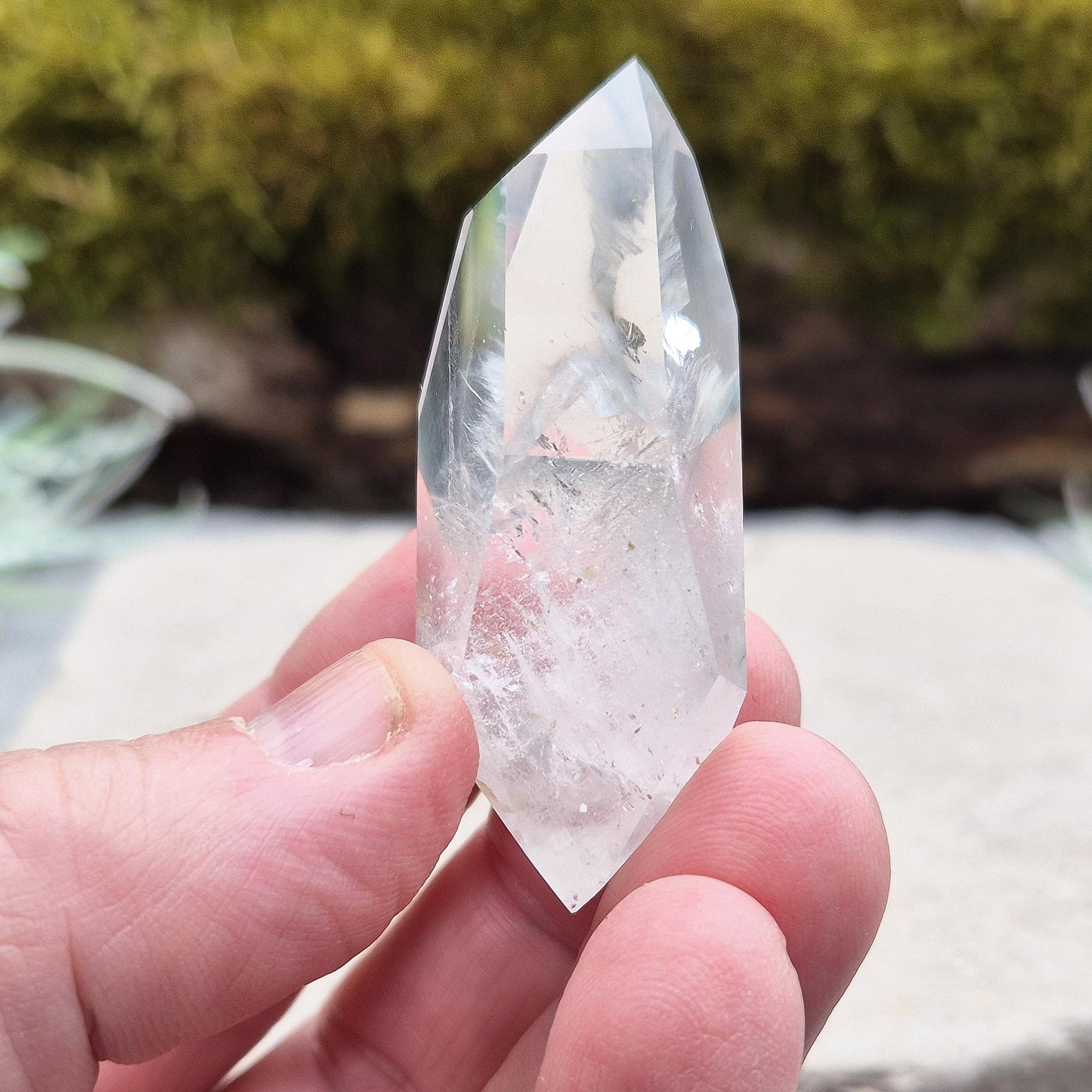 Blue Tara Crystal – Blue Tourmaline in Quartz, Indicolite Quartz