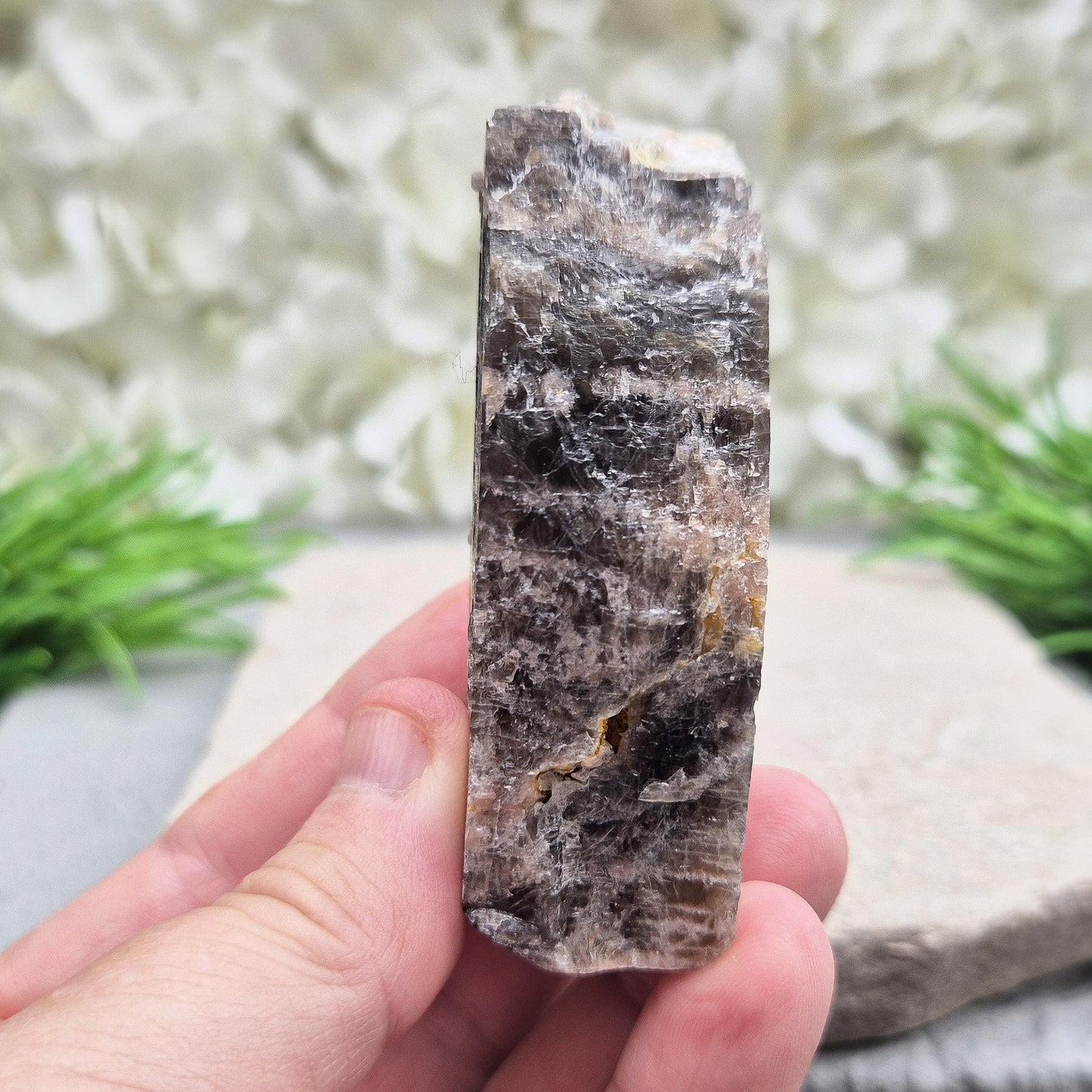 Black Moonstone – Rough Natural Crystal