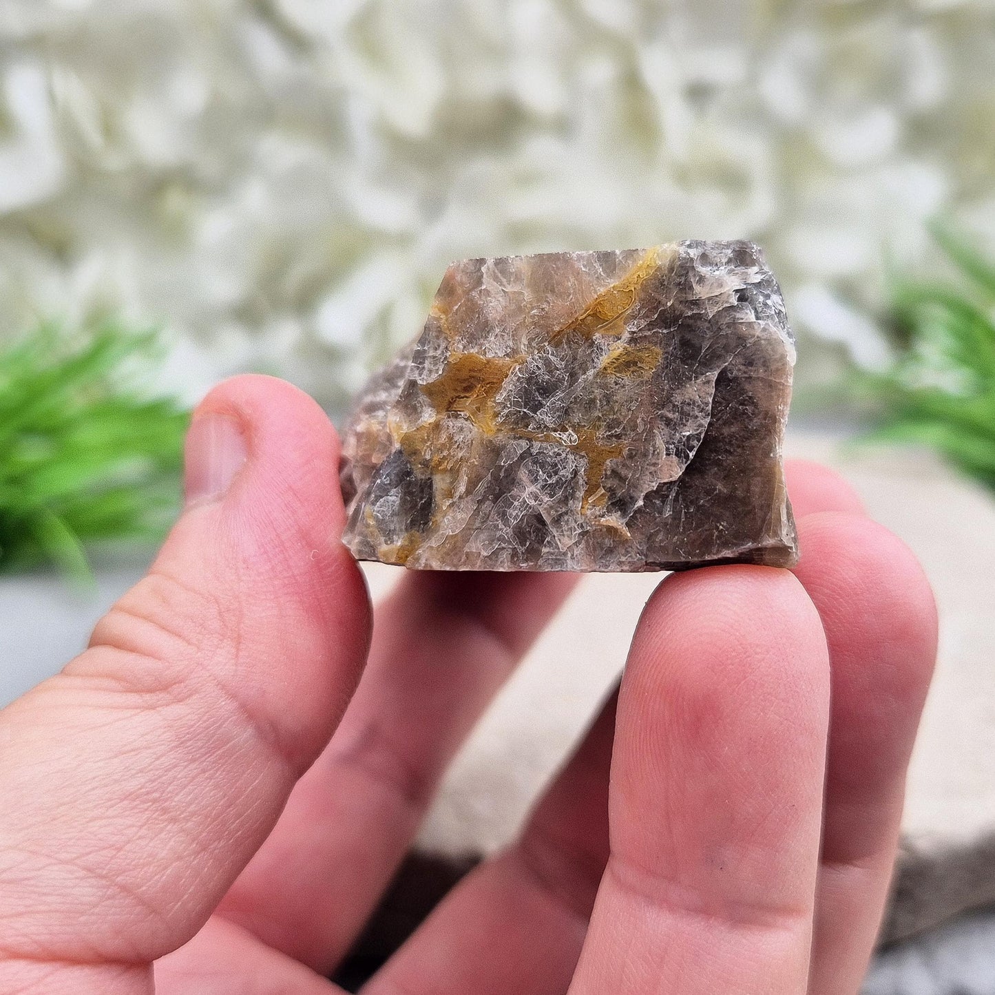 Black Moonstone – Rough Natural Crystal