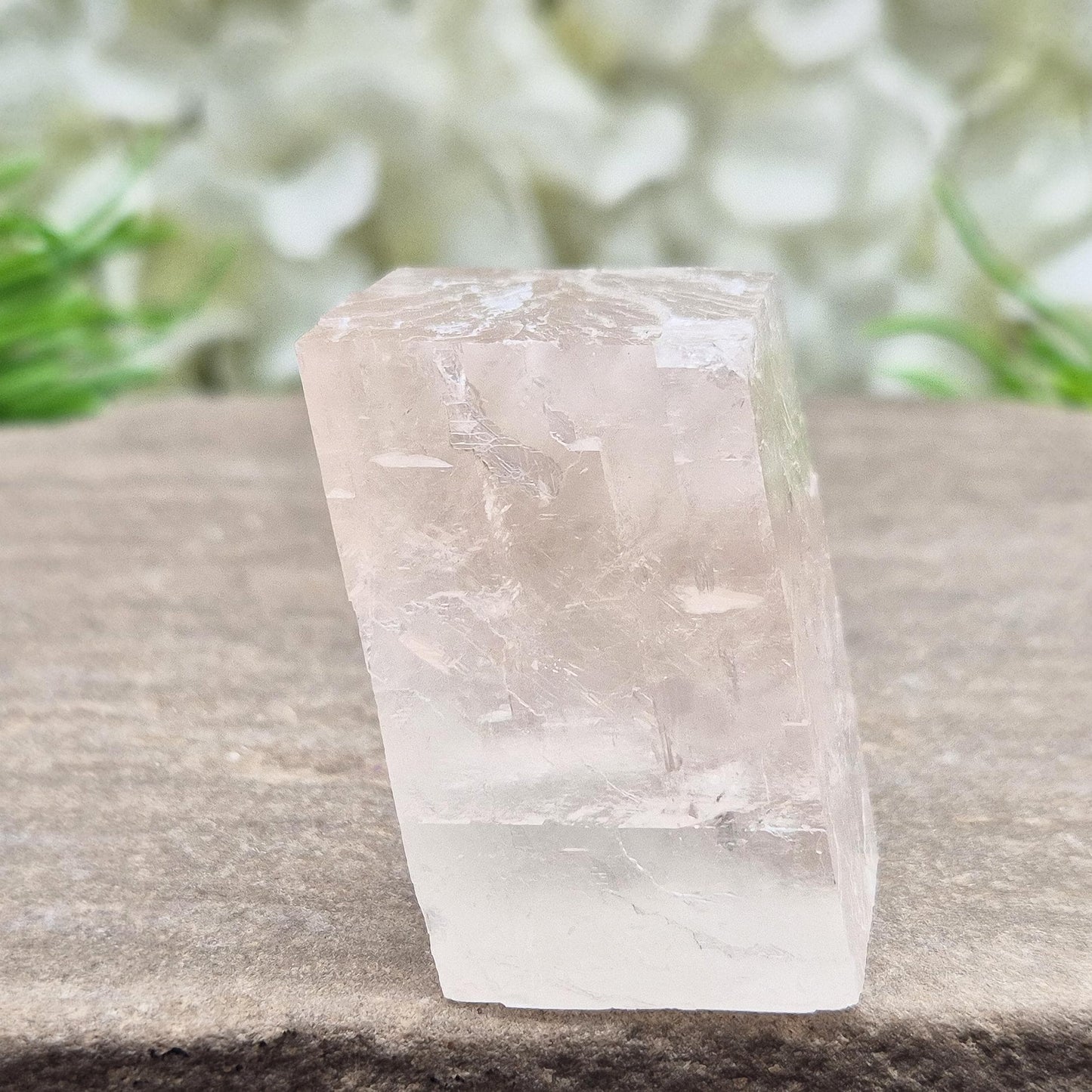 Watermelon Calcite Crystal | Heart Chakra Gemstone