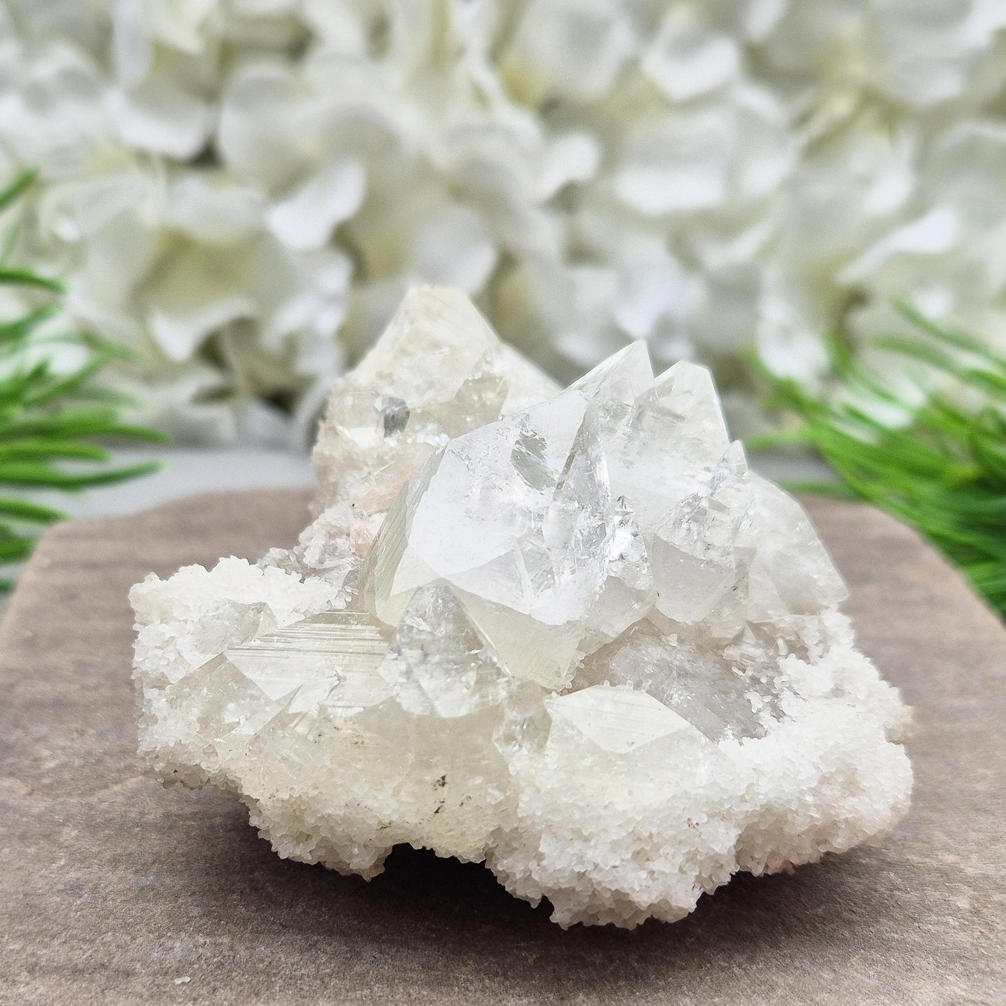 Apophyllite Crystal Cluster - Natural Zeolite