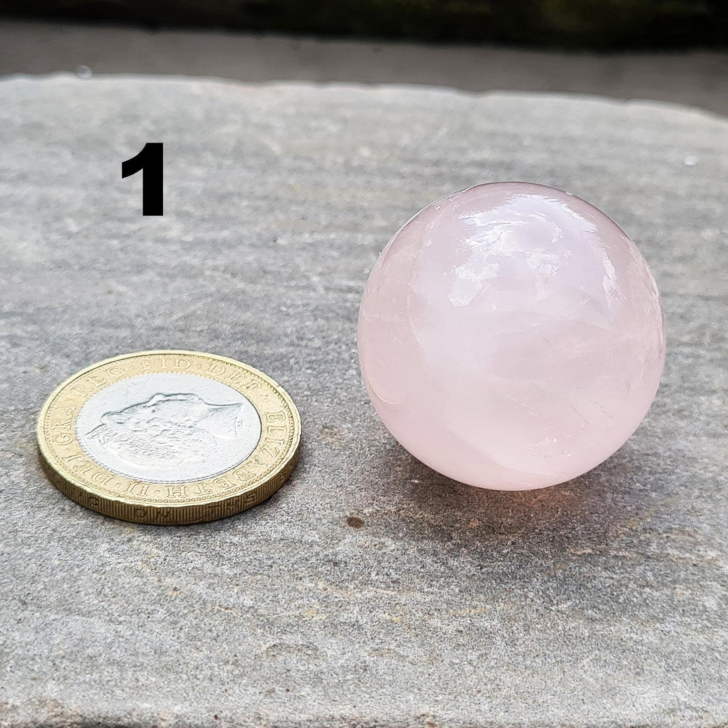 Rose Quartz Crystal Sphere, Rose Quartz Crystal Ball, Mini Sphere