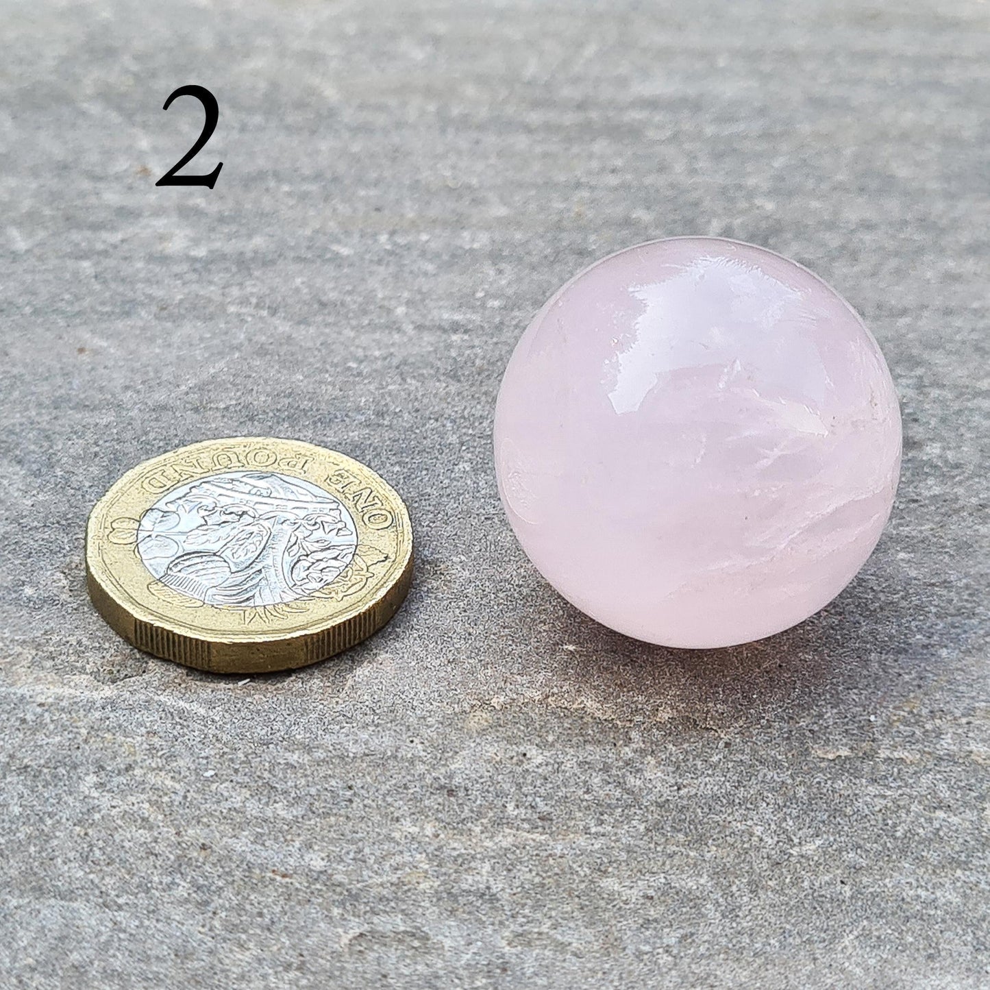 Rose Quartz Crystal Sphere, Rose Quartz Crystal Ball, Mini Sphere
